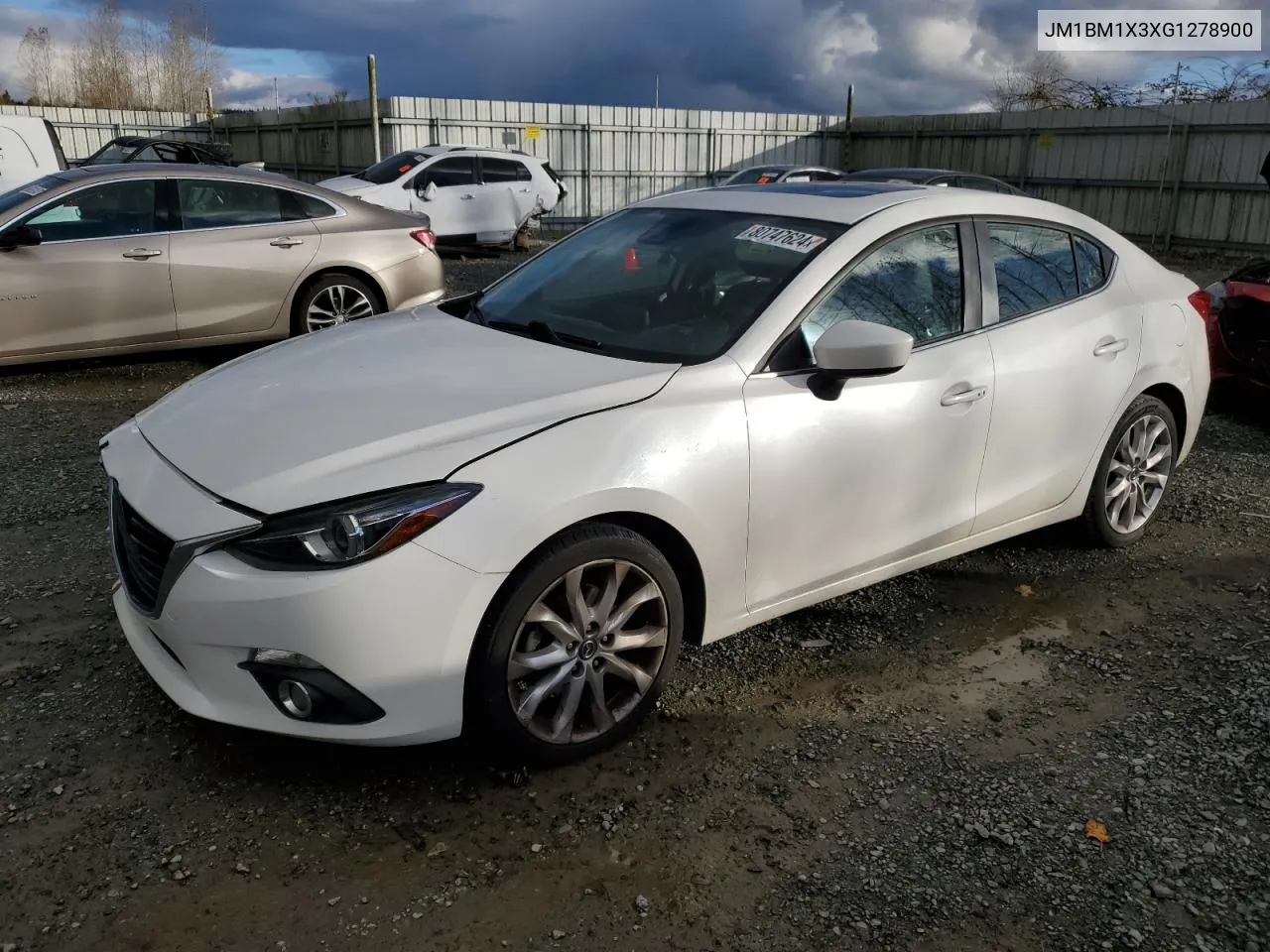 2016 Mazda 3 Grand Touring VIN: JM1BM1X3XG1278900 Lot: 80747624