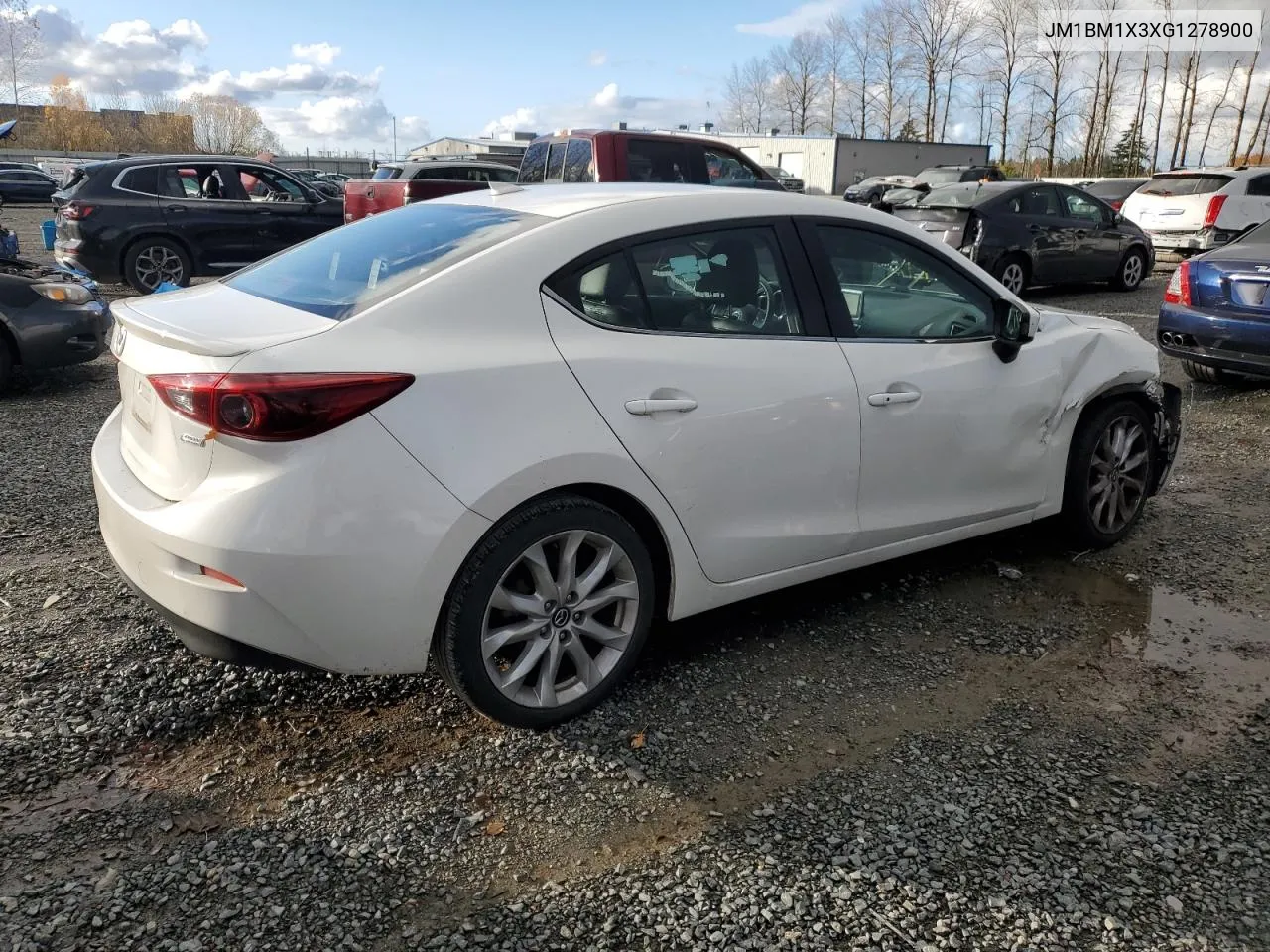 2016 Mazda 3 Grand Touring VIN: JM1BM1X3XG1278900 Lot: 80747624