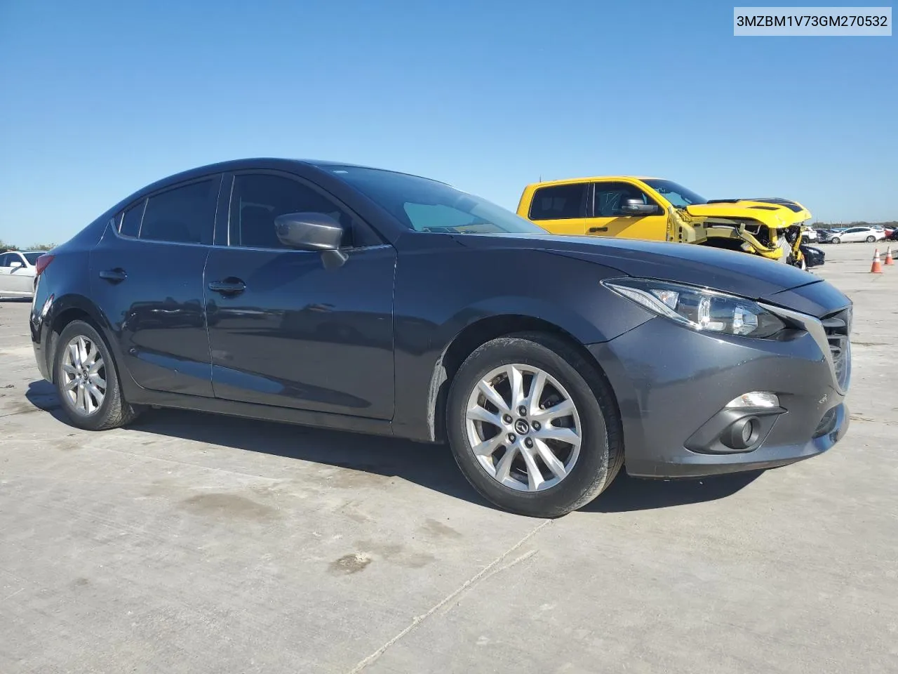 2016 Mazda 3 Touring VIN: 3MZBM1V73GM270532 Lot: 81616014