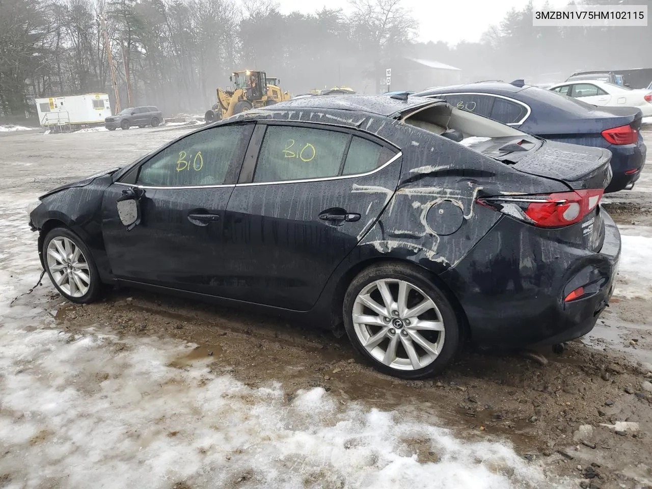 2017 Mazda 3 Touring VIN: 3MZBN1V75HM102115 Lot: 39700664