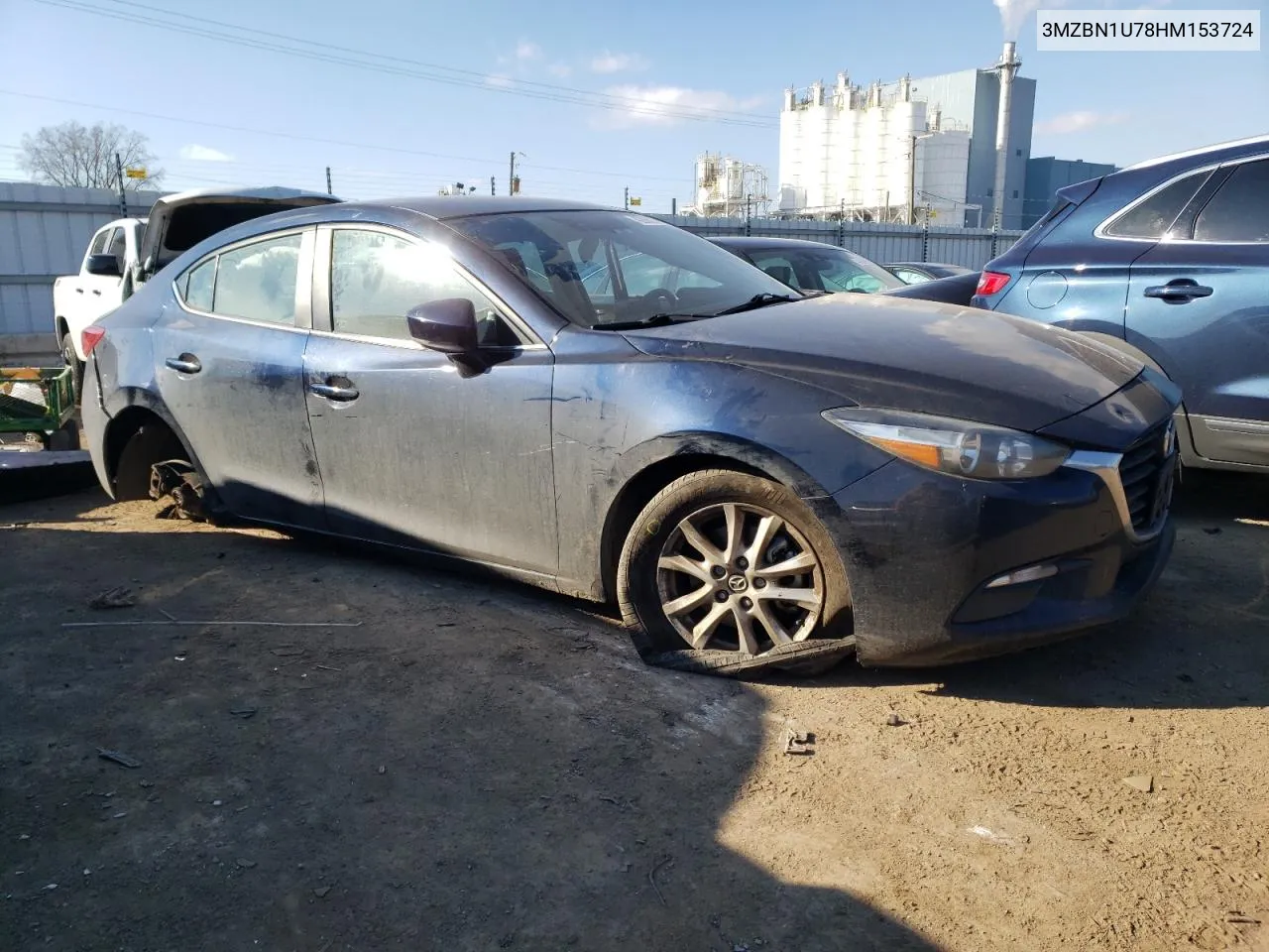 3MZBN1U78HM153724 2017 Mazda 3 Sport