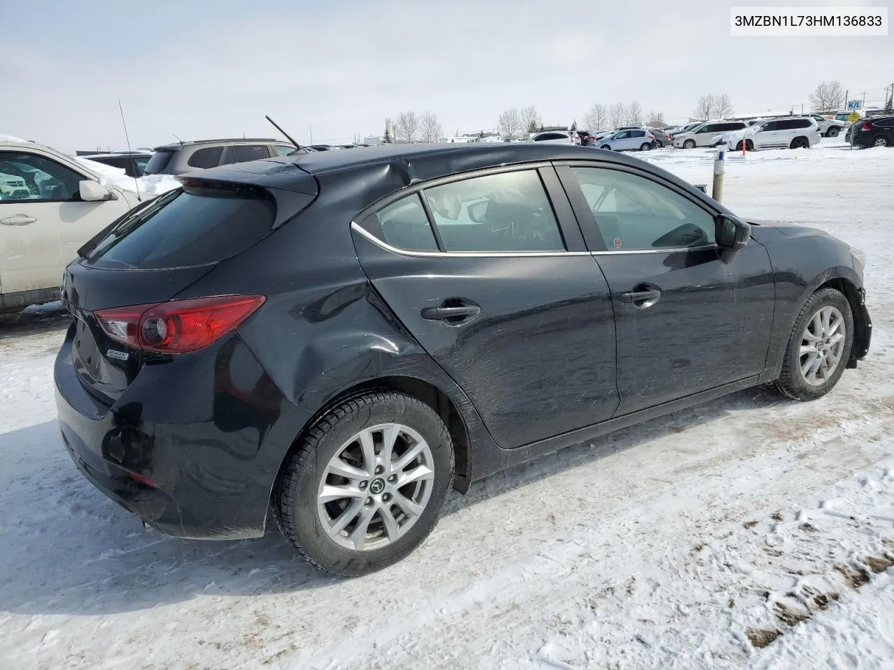 2017 Mazda 3 Touring VIN: 3MZBN1L73HM136833 Lot: 45832774