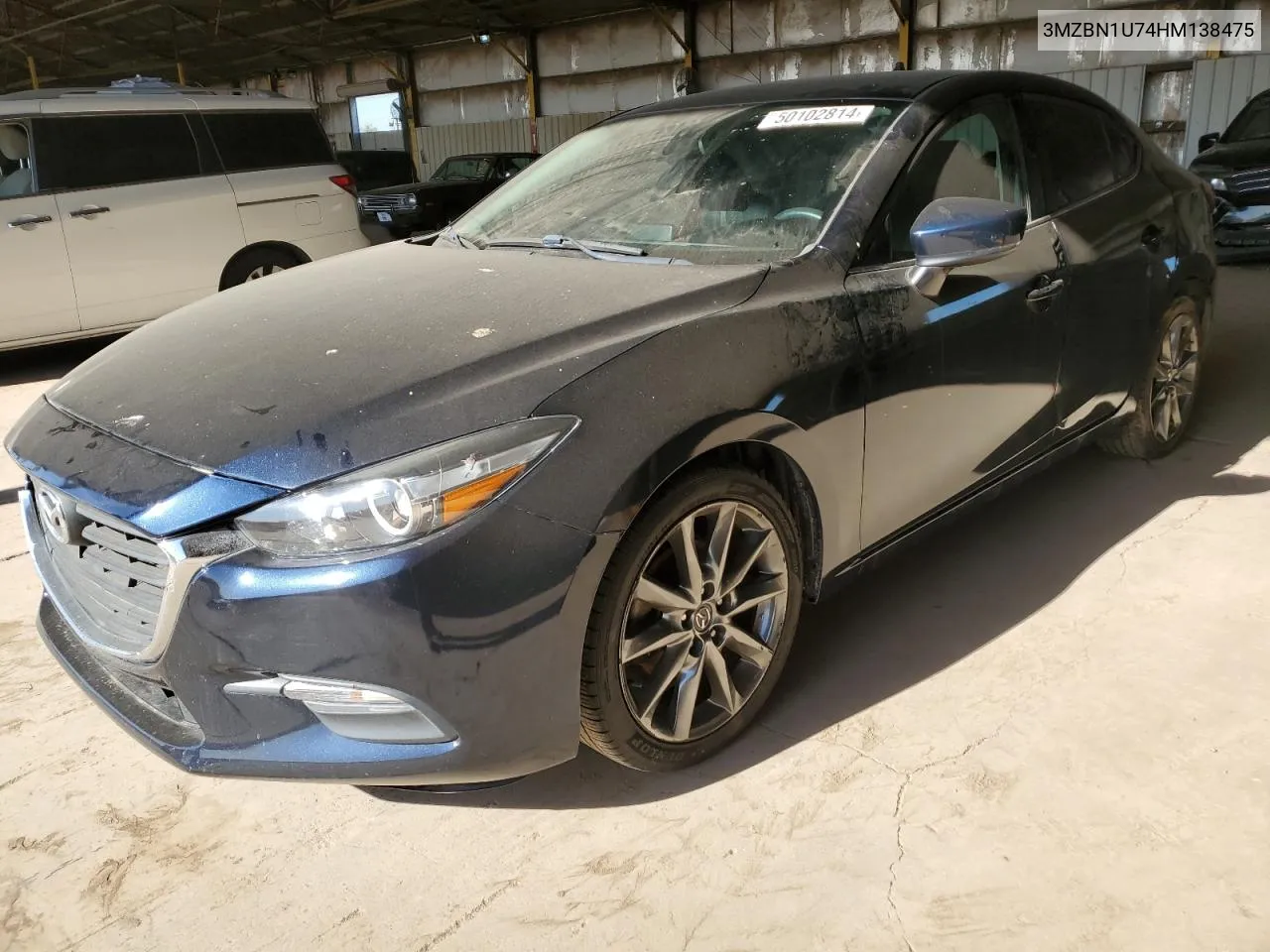 2017 Mazda 3 Sport VIN: 3MZBN1U74HM138475 Lot: 50102814