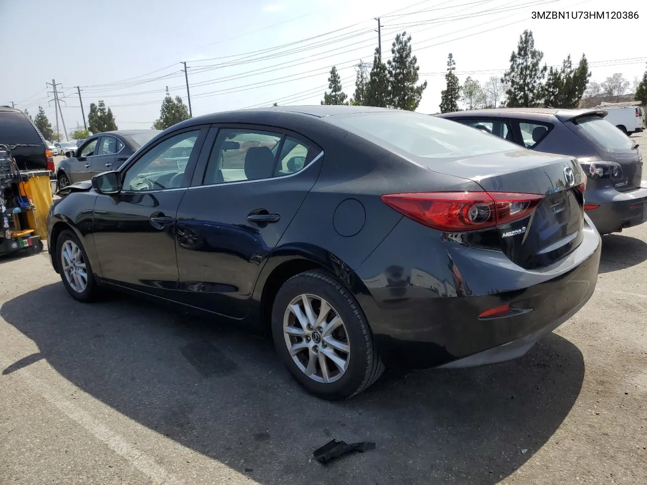 2017 Mazda 3 Sport VIN: 3MZBN1U73HM120386 Lot: 59594704