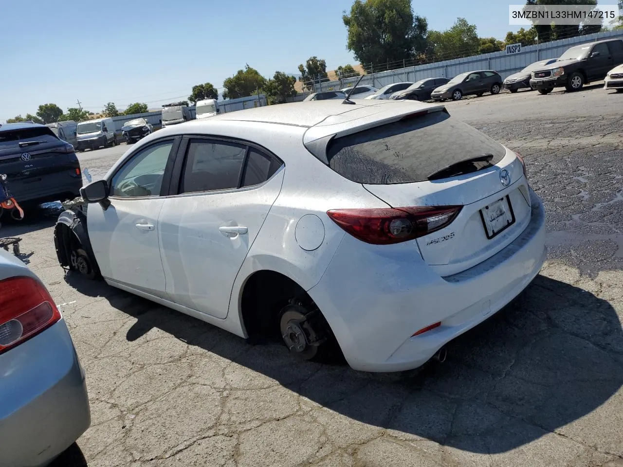 2017 Mazda 3 Touring VIN: 3MZBN1L33HM147215 Lot: 61707144