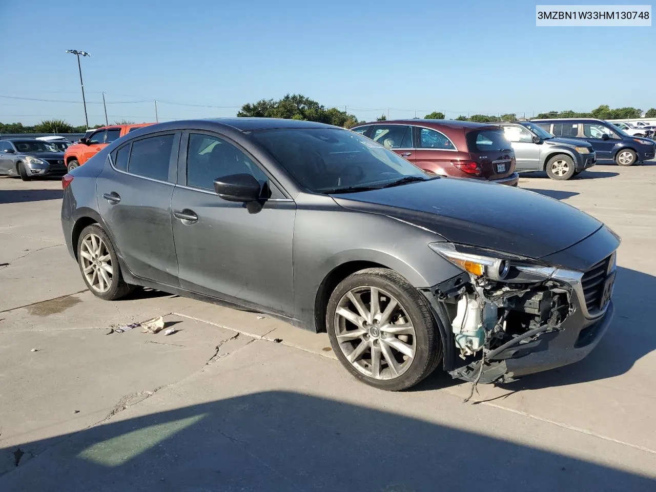 2017 Mazda 3 Grand Touring VIN: 3MZBN1W33HM130748 Lot: 61720534