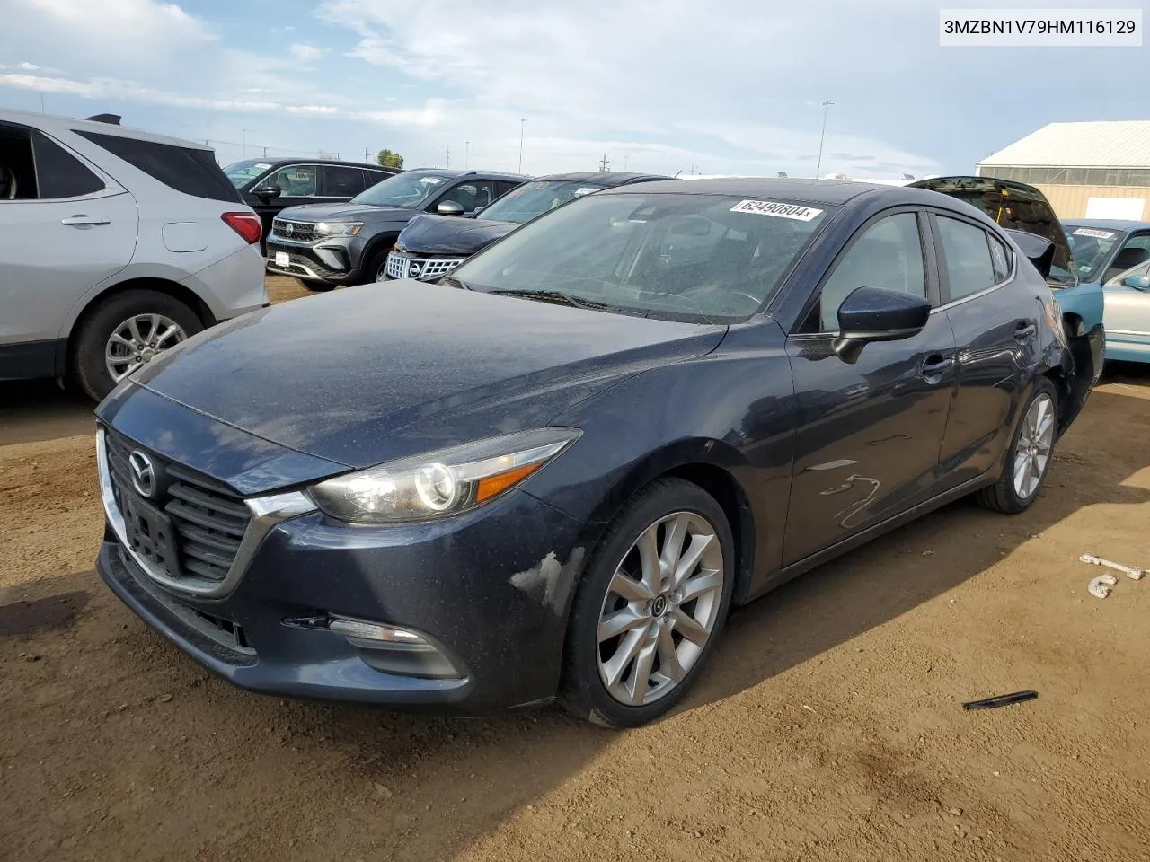 3MZBN1V79HM116129 2017 Mazda 3 Touring