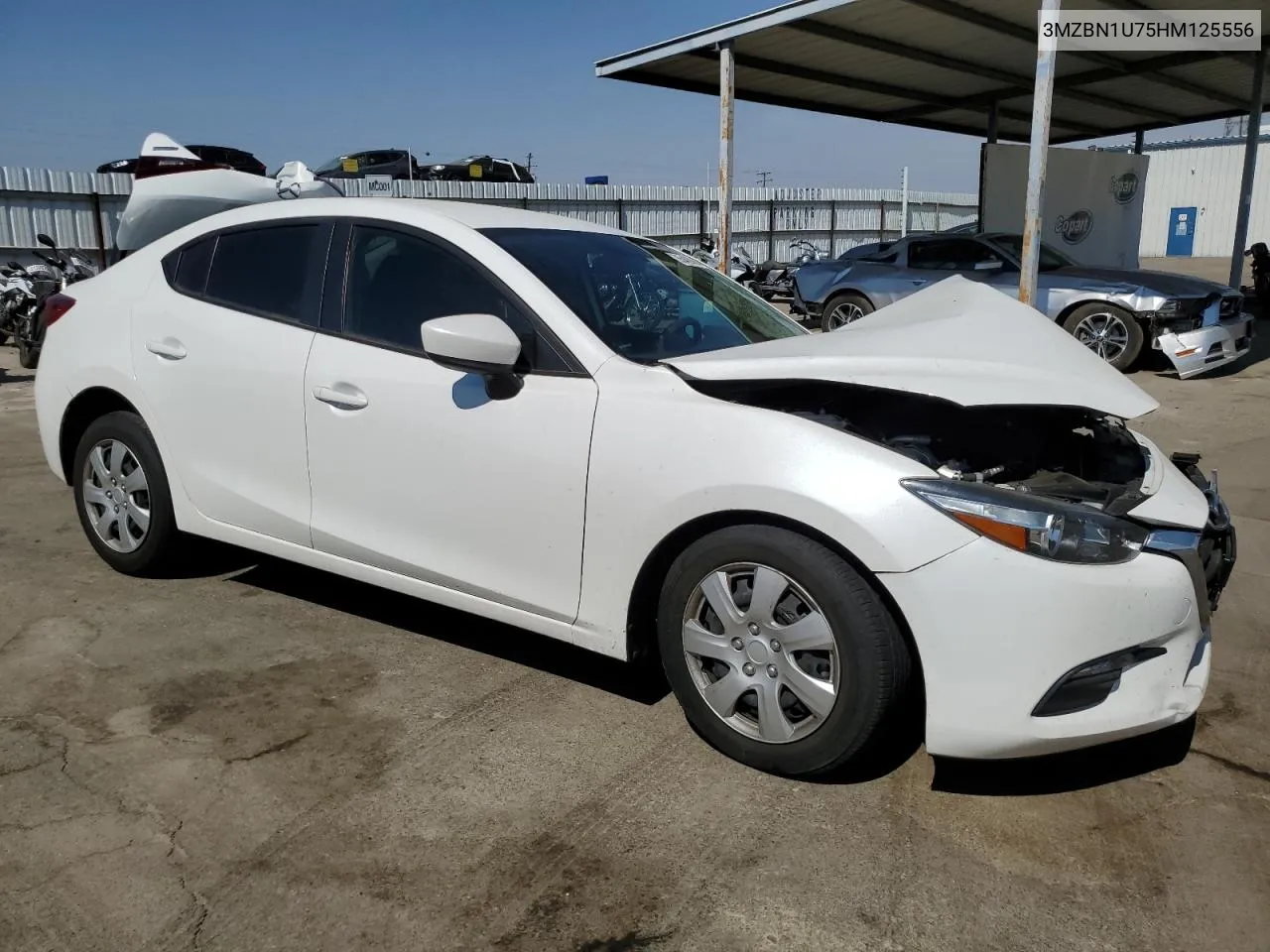 3MZBN1U75HM125556 2017 Mazda 3 Sport