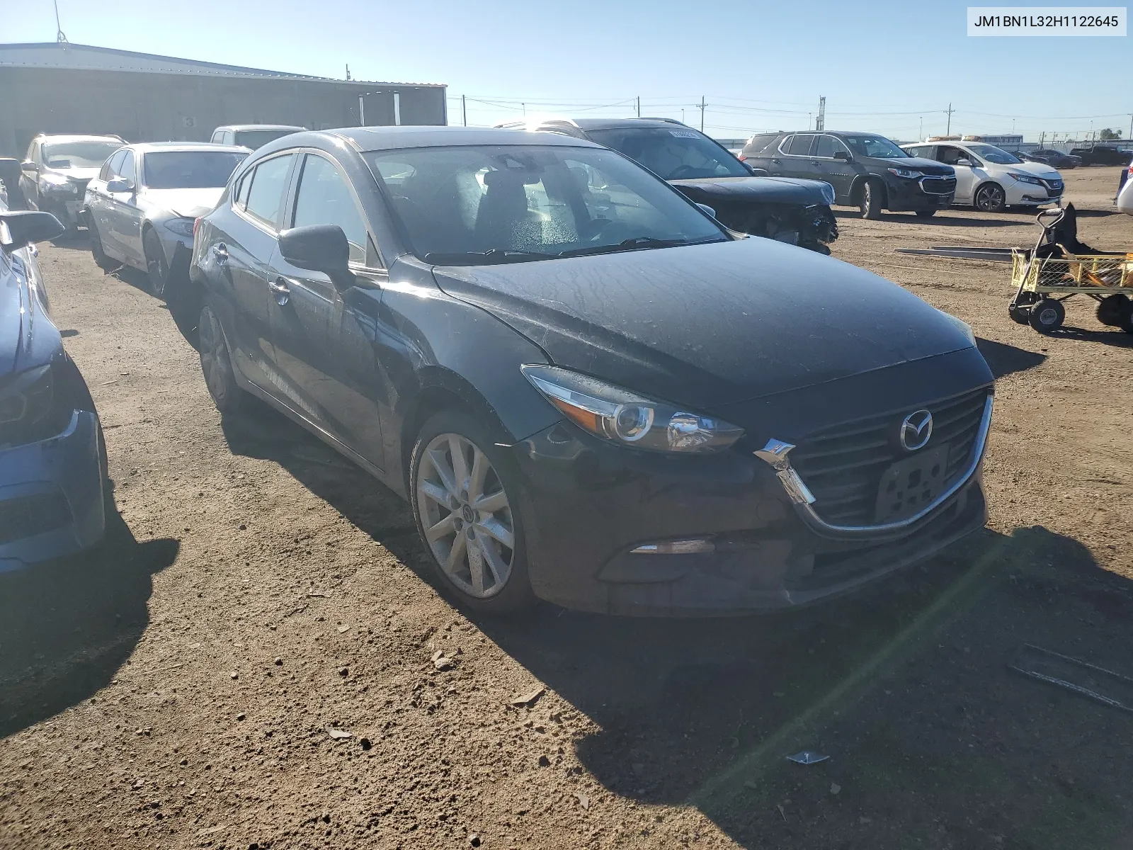 2017 Mazda 3 Touring VIN: JM1BN1L32H1122645 Lot: 68151674