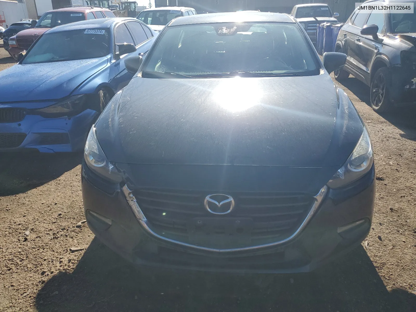 2017 Mazda 3 Touring VIN: JM1BN1L32H1122645 Lot: 68151674