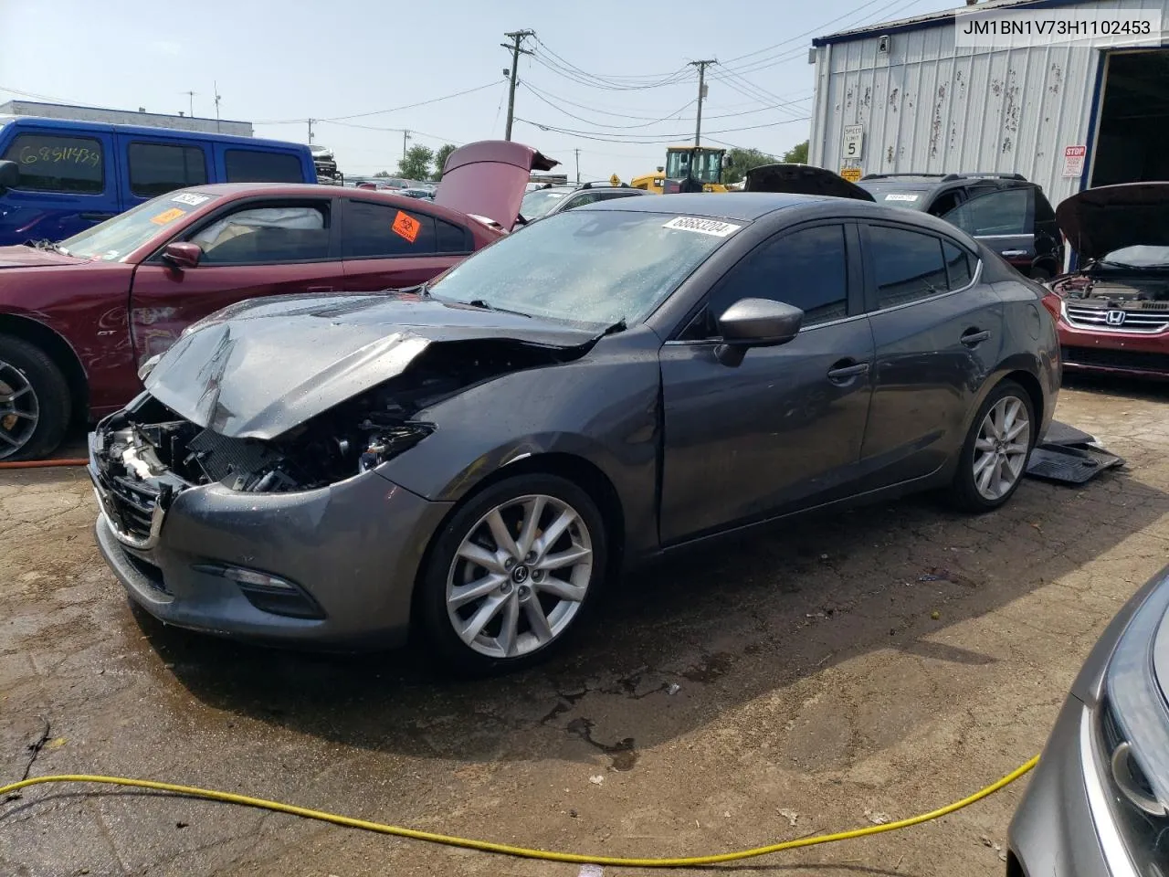 2017 Mazda 3 Touring VIN: JM1BN1V73H1102453 Lot: 68683204