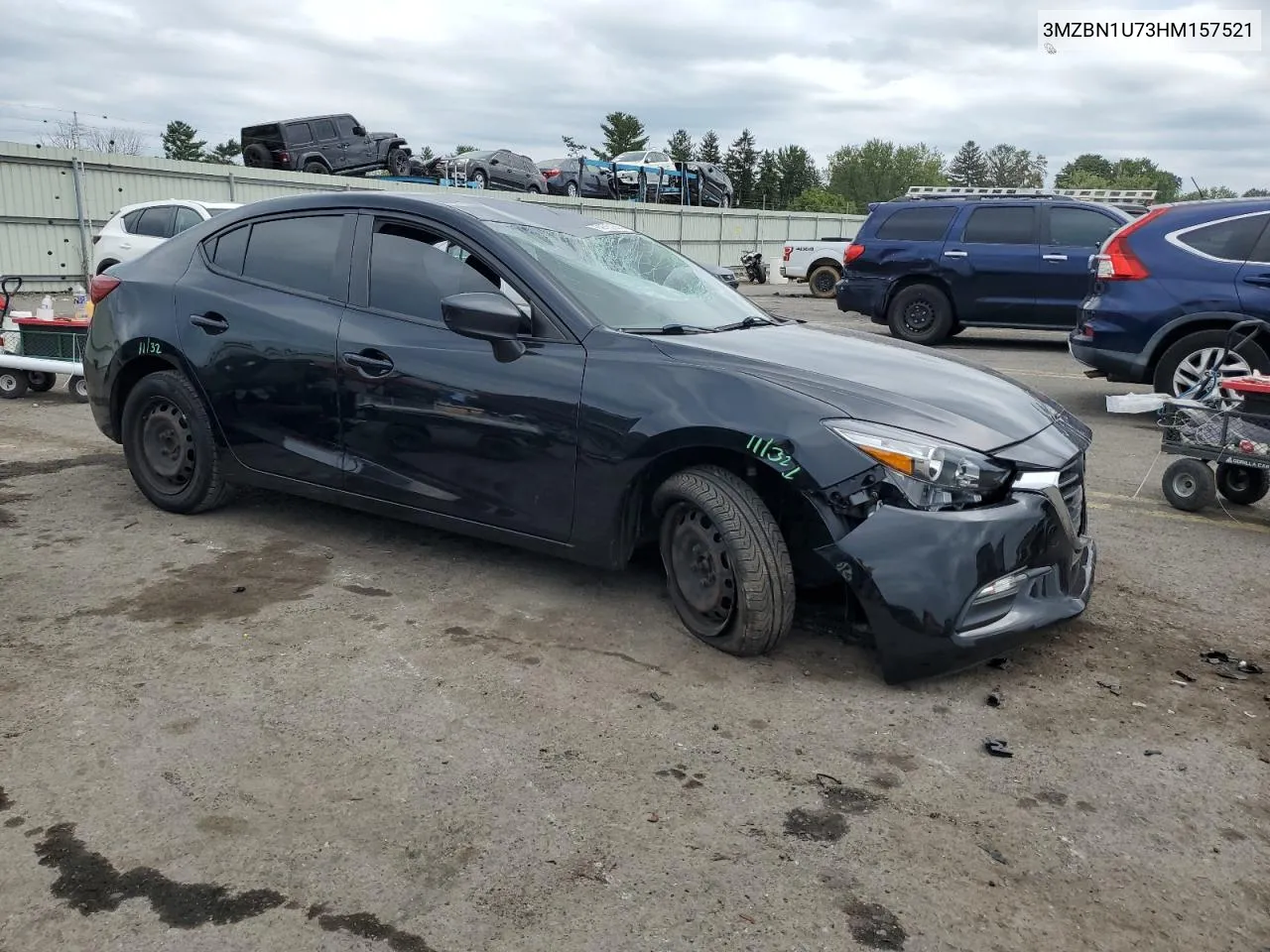 2017 Mazda 3 Sport VIN: 3MZBN1U73HM157521 Lot: 69751554