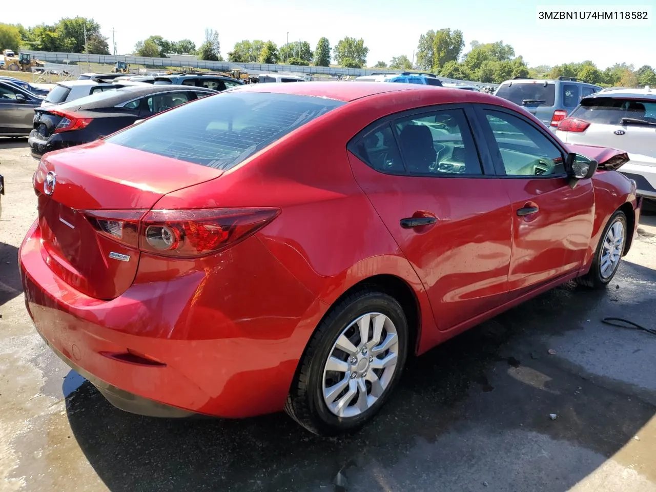 2017 Mazda 3 Sport VIN: 3MZBN1U74HM118582 Lot: 69779484