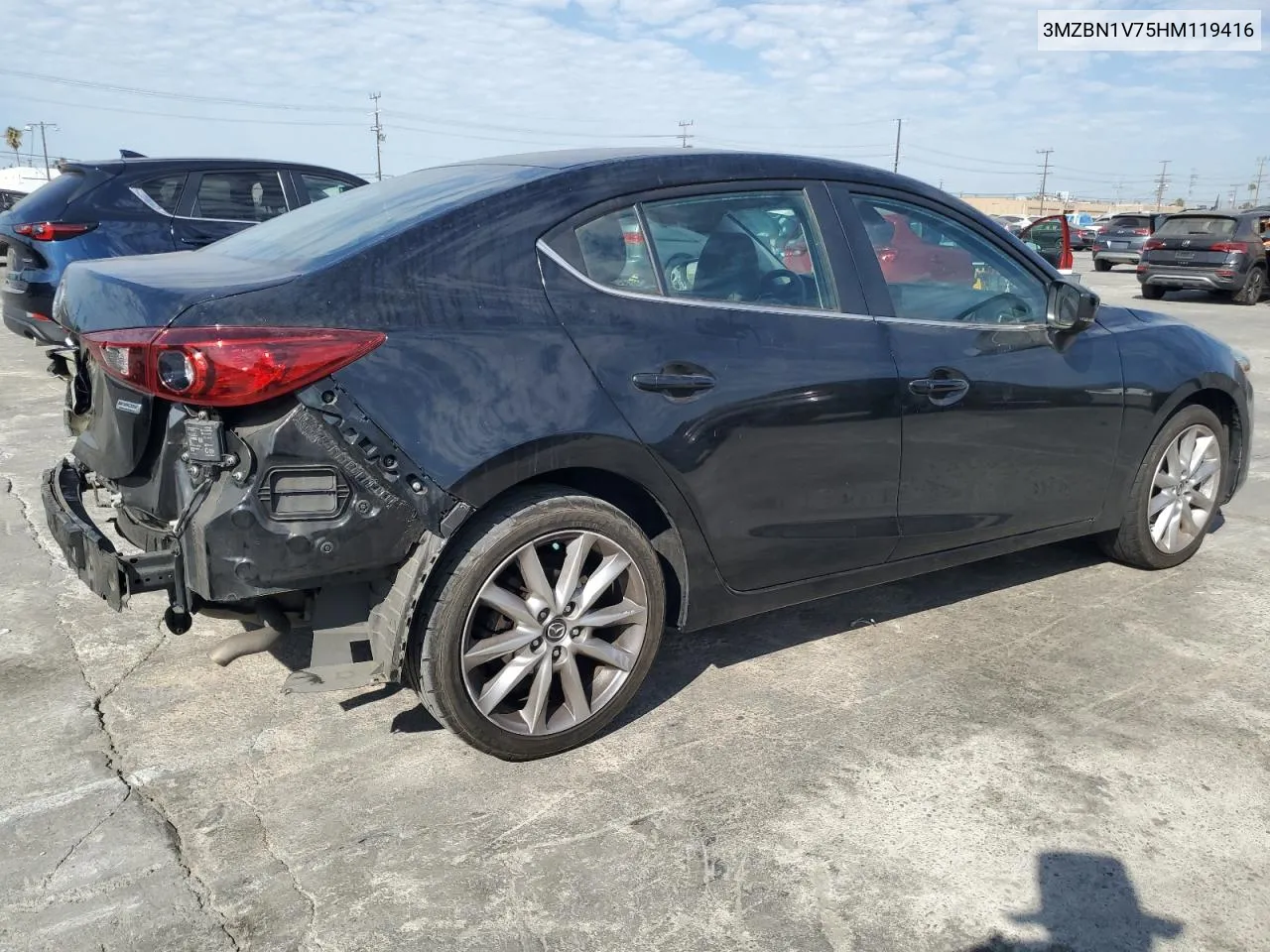 2017 Mazda 3 Touring VIN: 3MZBN1V75HM119416 Lot: 70073454