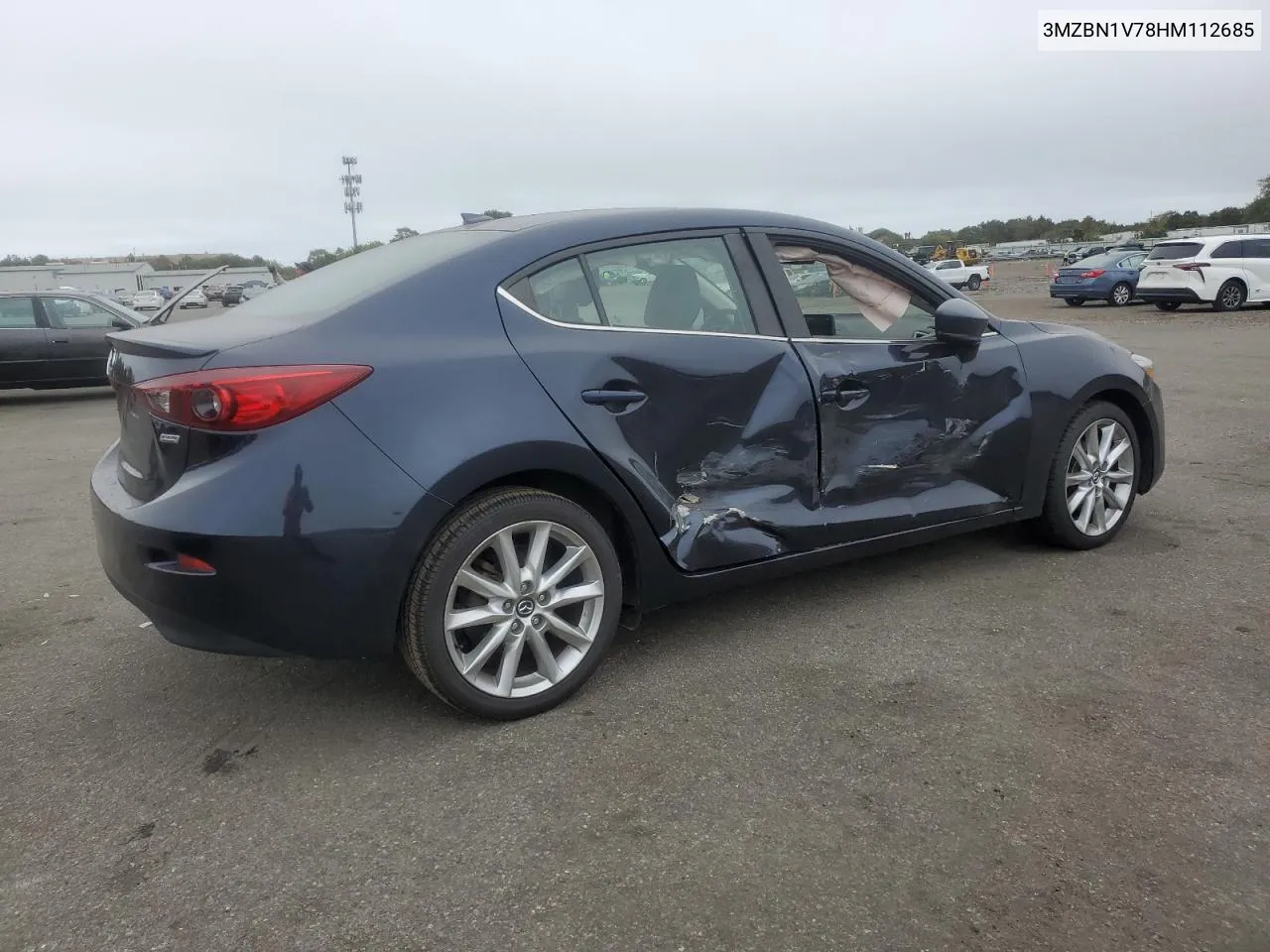 2017 Mazda 3 Touring VIN: 3MZBN1V78HM112685 Lot: 70630374