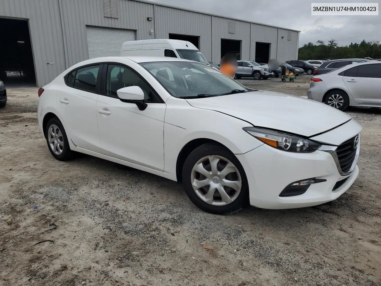 2017 Mazda 3 Sport VIN: 3MZBN1U74HM100423 Lot: 70698564