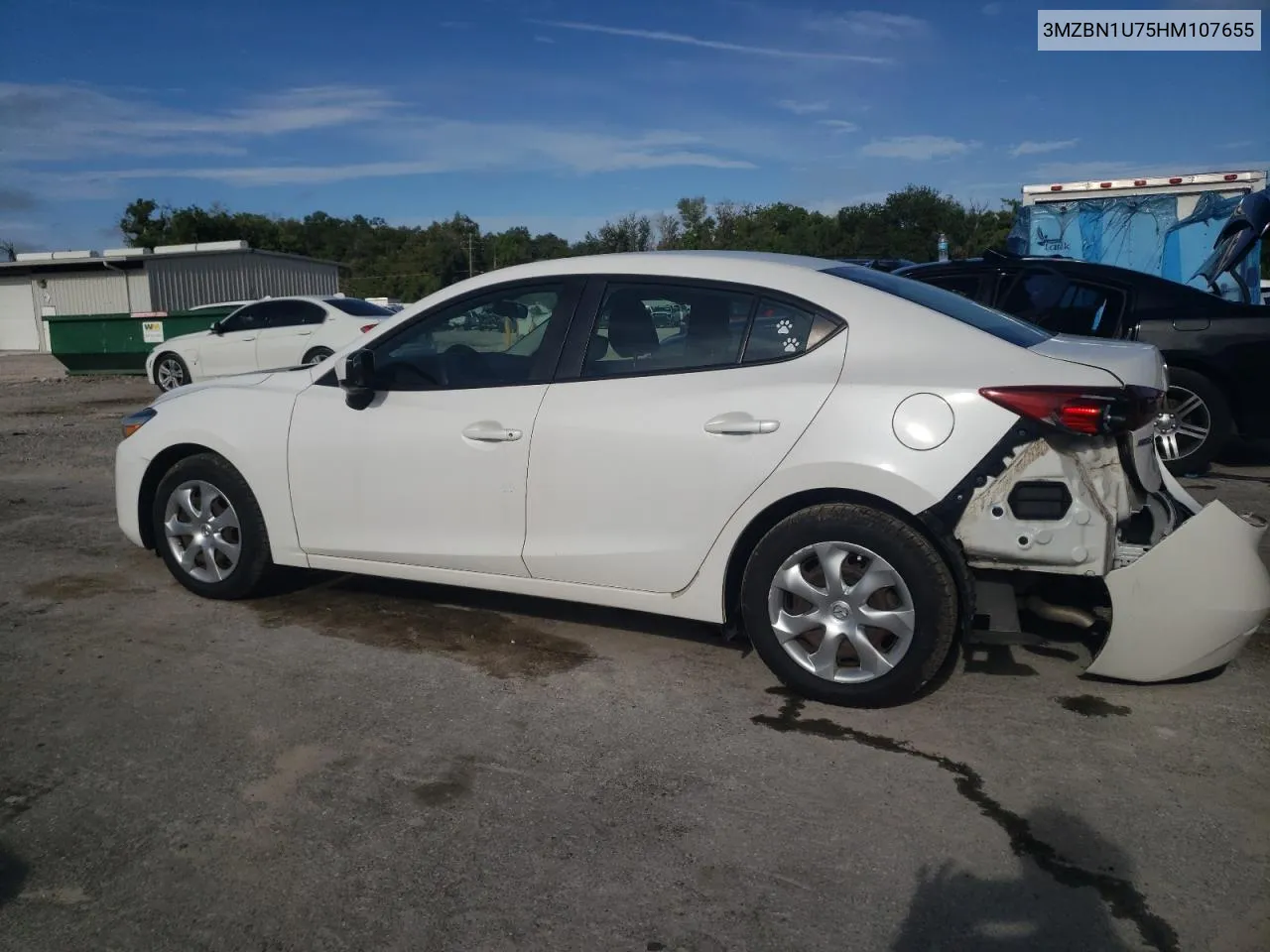 2017 Mazda 3 Sport VIN: 3MZBN1U75HM107655 Lot: 70916034