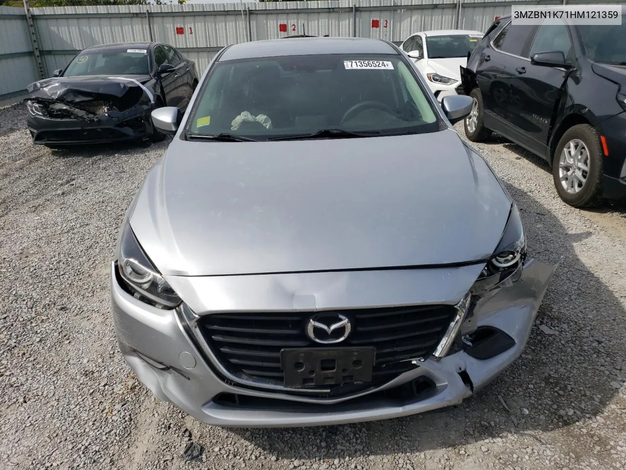 2017 Mazda 3 Sport VIN: 3MZBN1K71HM121359 Lot: 71356524