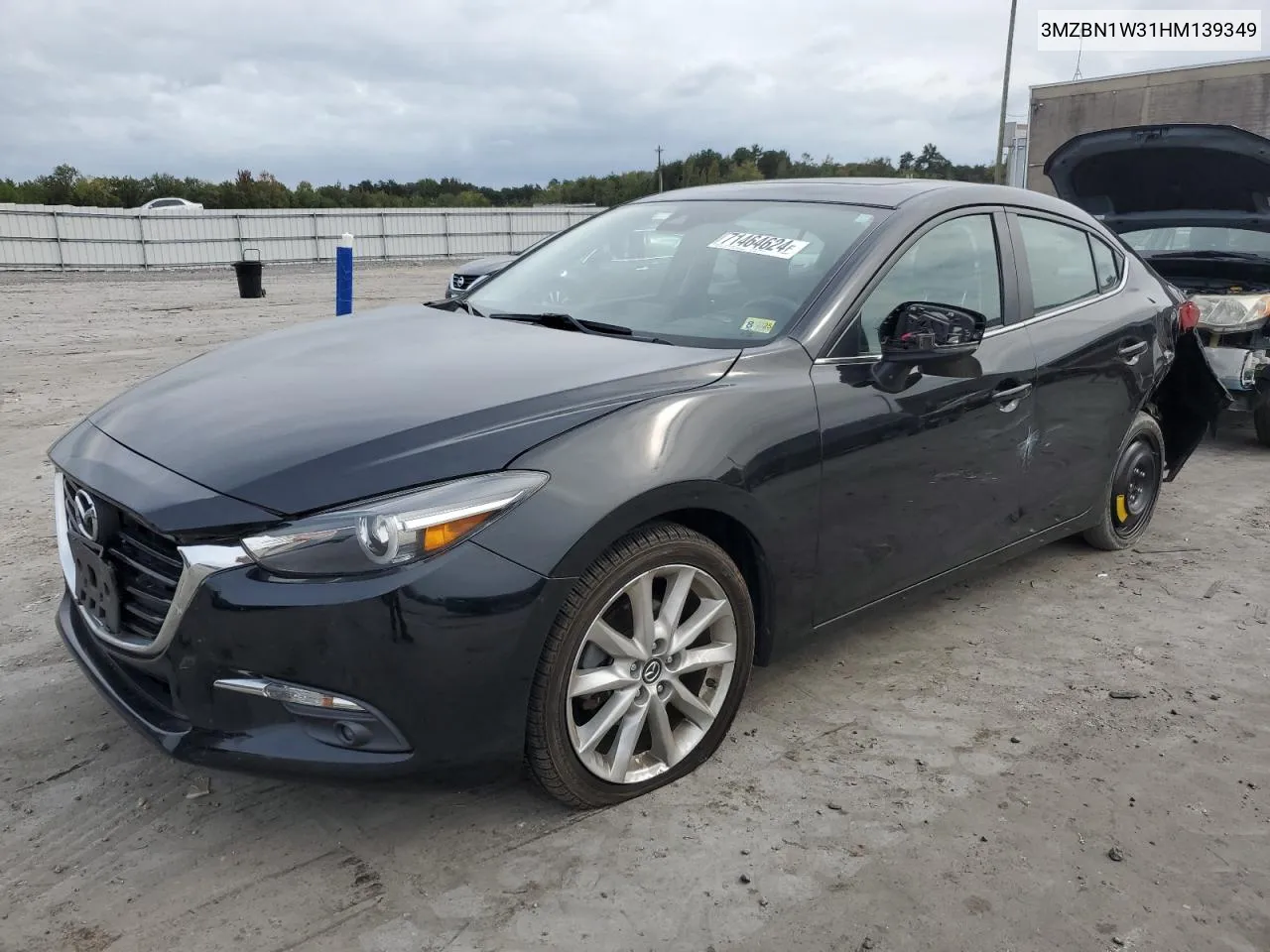 2017 Mazda 3 Grand Touring VIN: 3MZBN1W31HM139349 Lot: 71464624