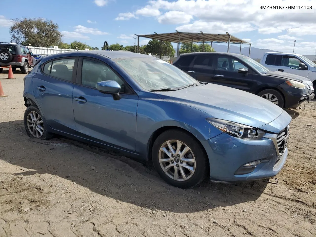 2017 Mazda 3 Sport VIN: 3MZBN1K77HM114108 Lot: 71810614