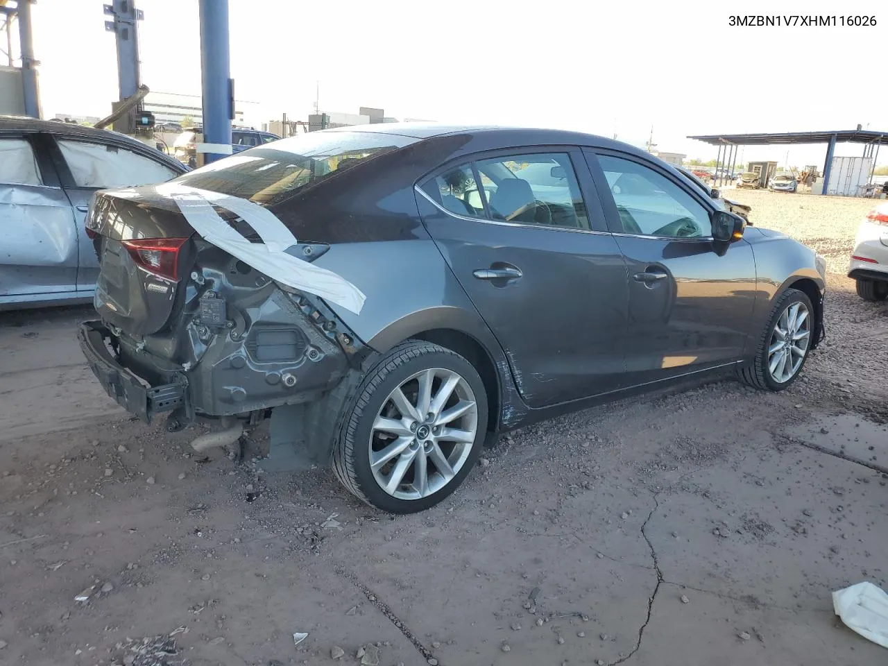 2017 Mazda 3 Touring VIN: 3MZBN1V7XHM116026 Lot: 72584984