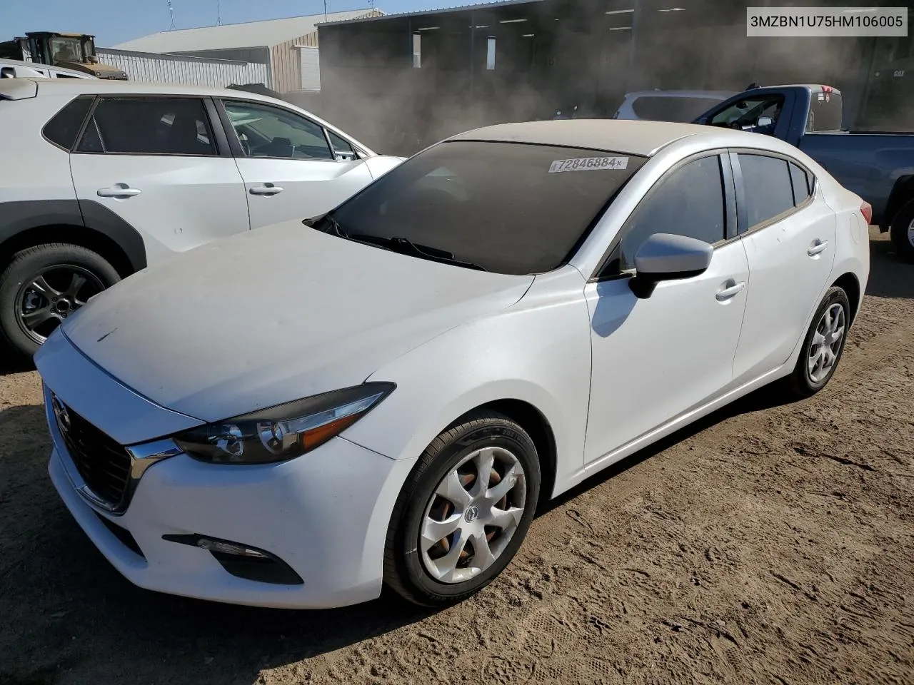 2017 Mazda 3 Sport VIN: 3MZBN1U75HM106005 Lot: 72846884