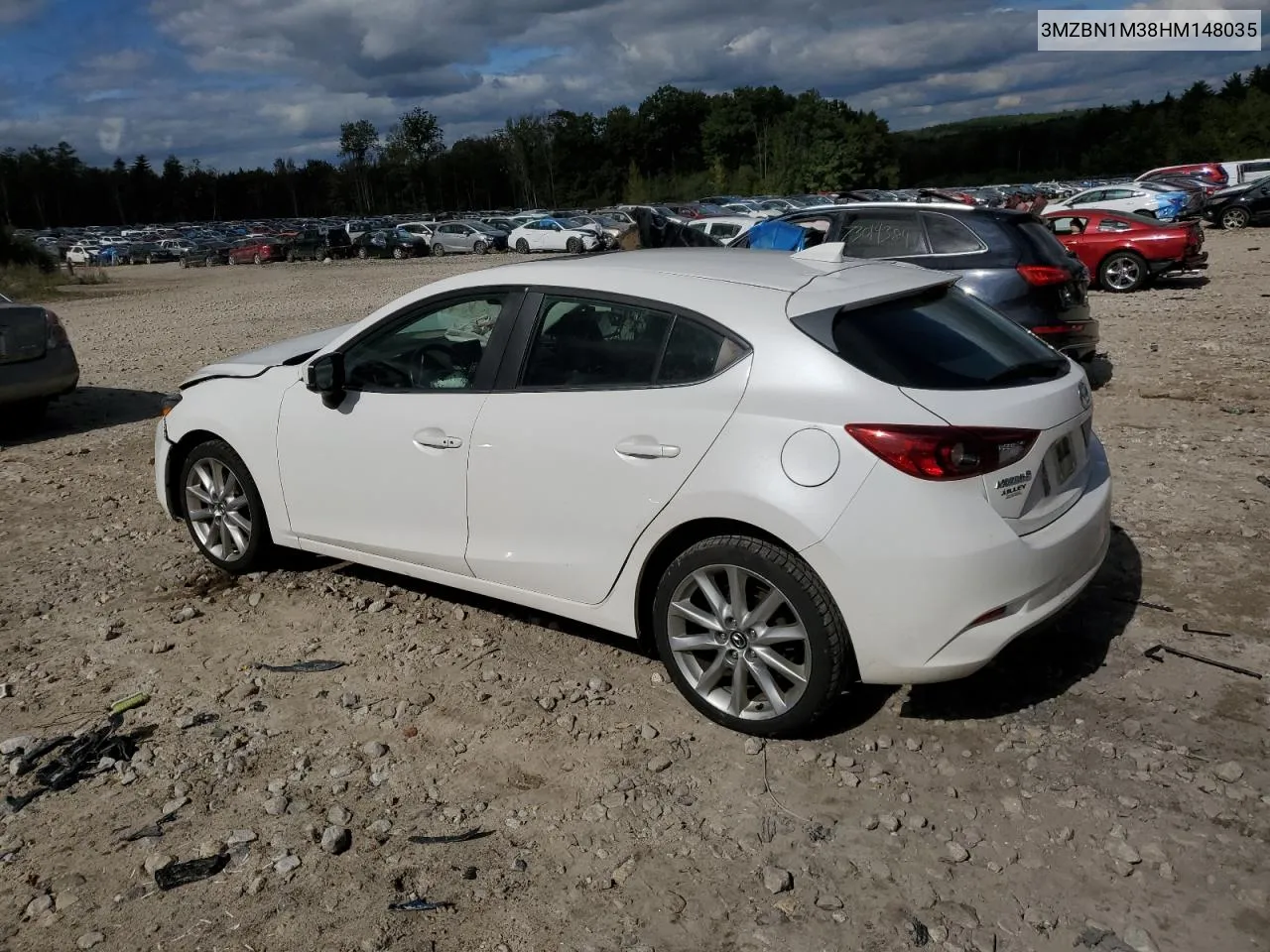 2017 Mazda 3 Grand Touring VIN: 3MZBN1M38HM148035 Lot: 73064784