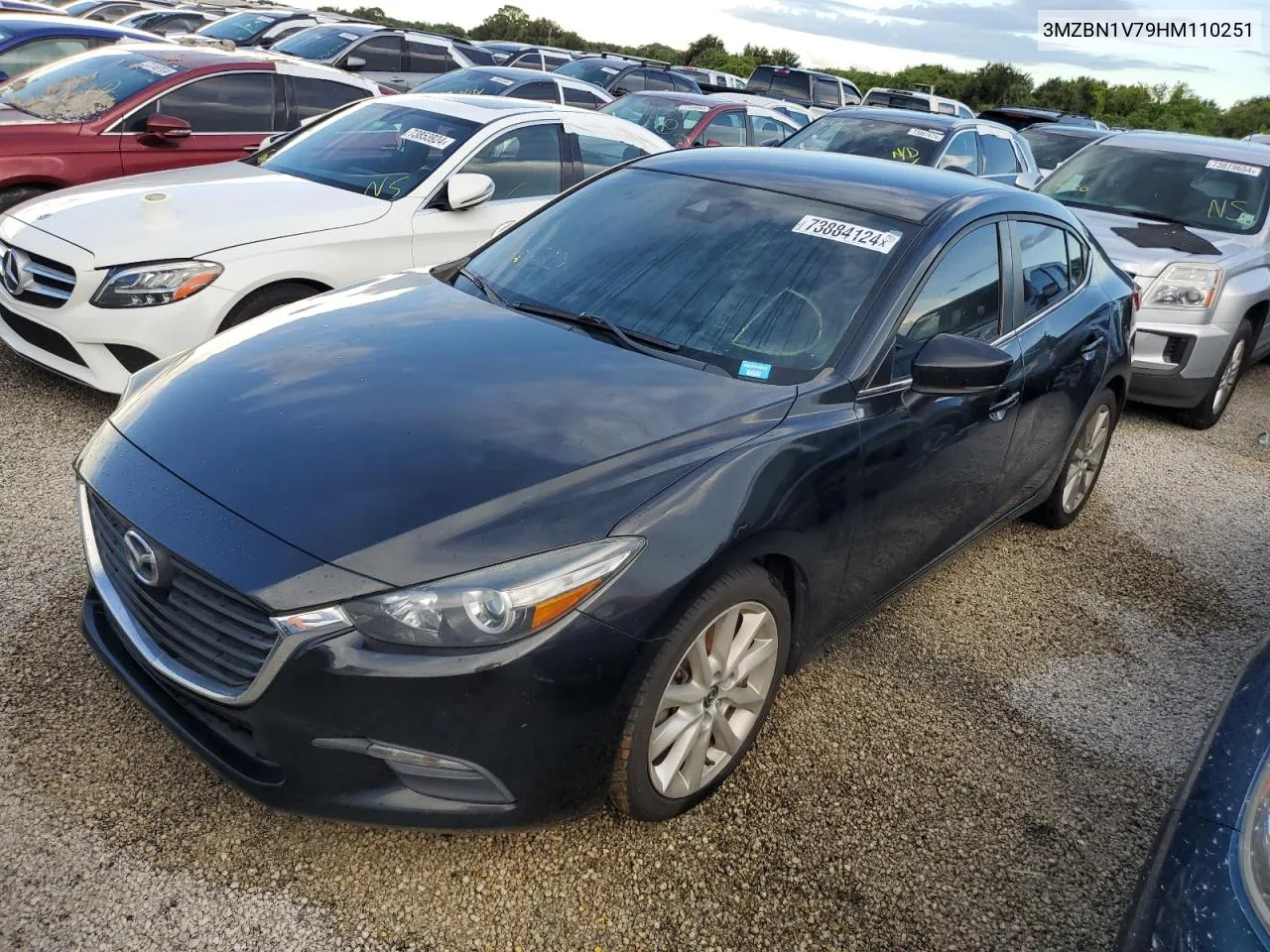 2017 Mazda 3 Touring VIN: 3MZBN1V79HM110251 Lot: 73884124