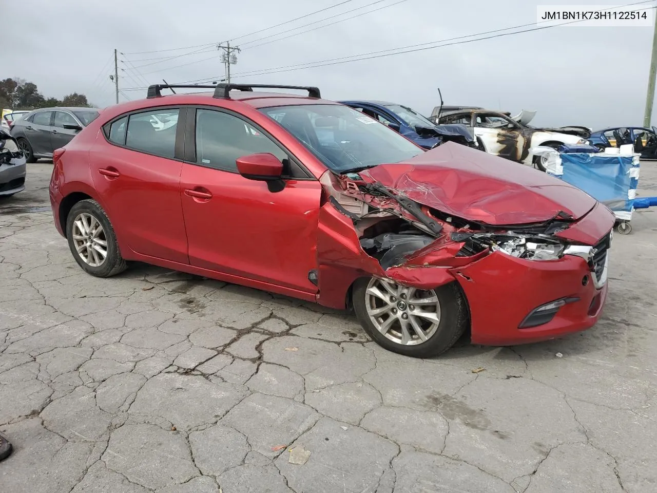 2017 Mazda 3 Sport VIN: JM1BN1K73H1122514 Lot: 73992724