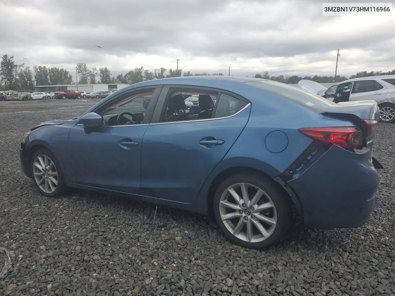 2017 Mazda 3 Touring VIN: 3MZBN1V73HM116966 Lot: 74016484