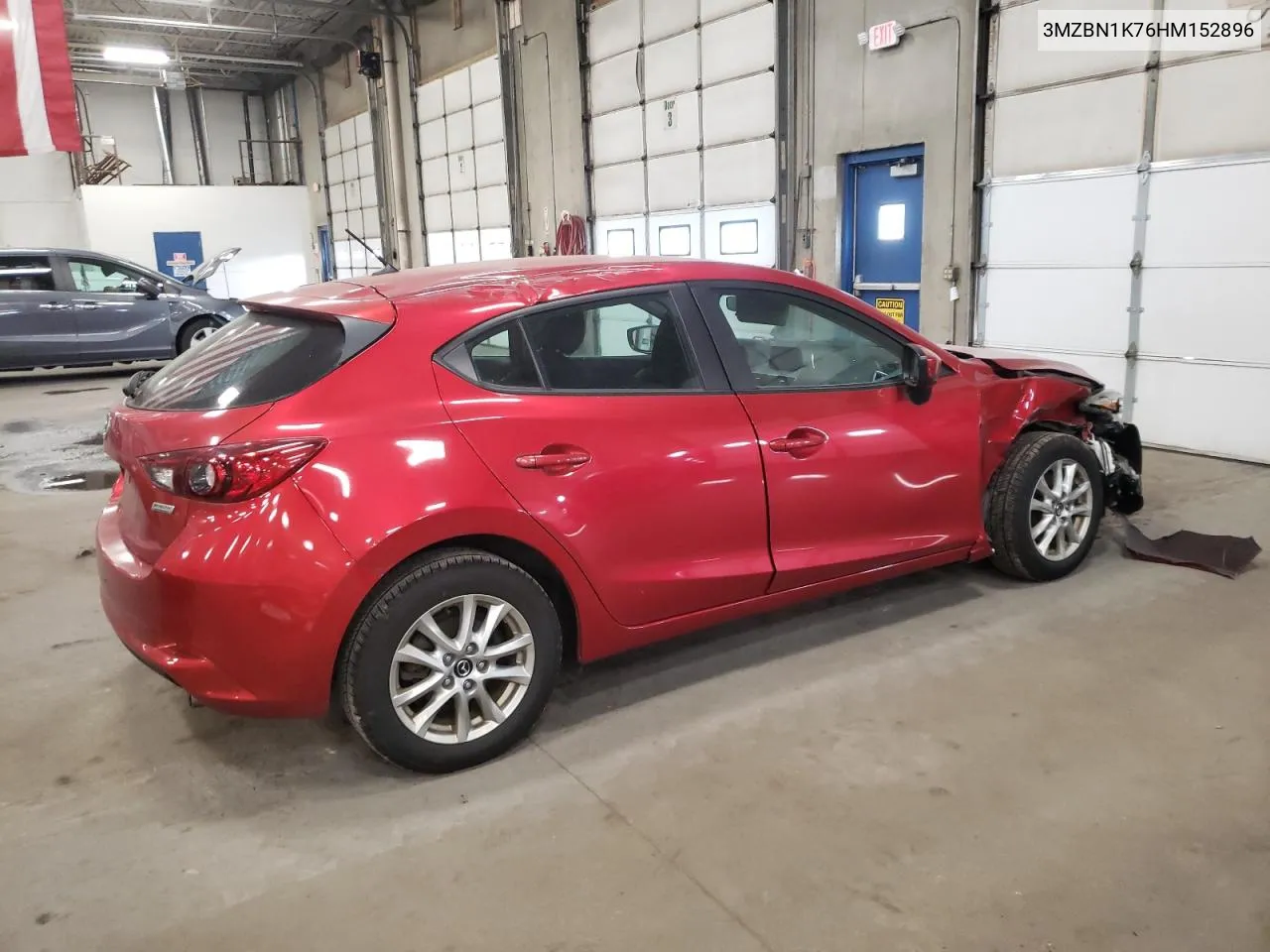 2017 Mazda 3 Sport VIN: 3MZBN1K76HM152896 Lot: 74131834