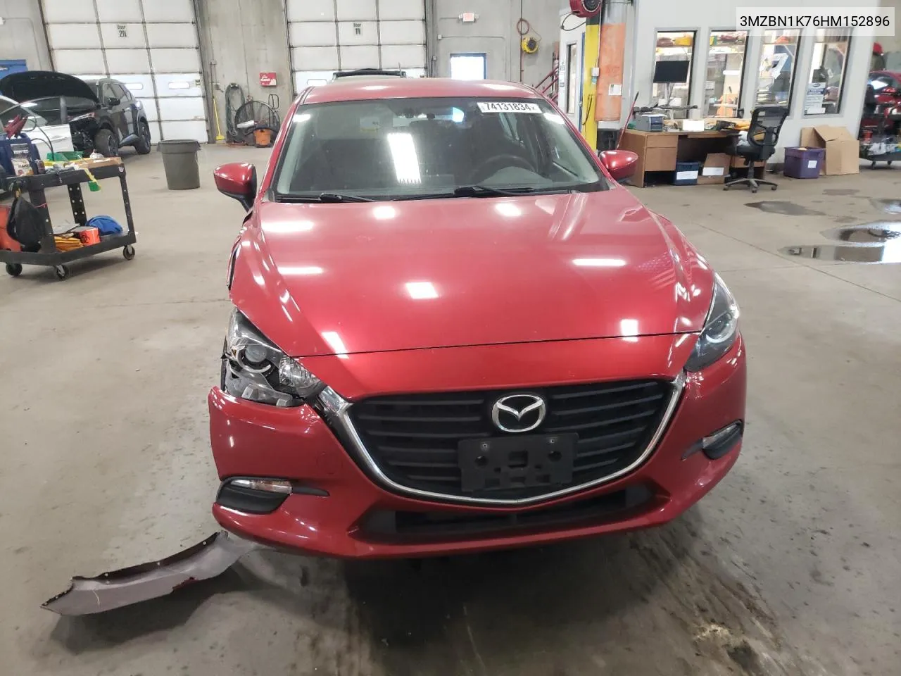 2017 Mazda 3 Sport VIN: 3MZBN1K76HM152896 Lot: 74131834