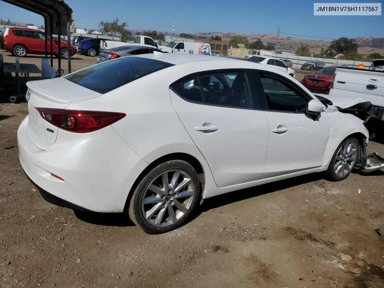 2017 Mazda 3 Touring VIN: JM1BN1V75H1117567 Lot: 74486064