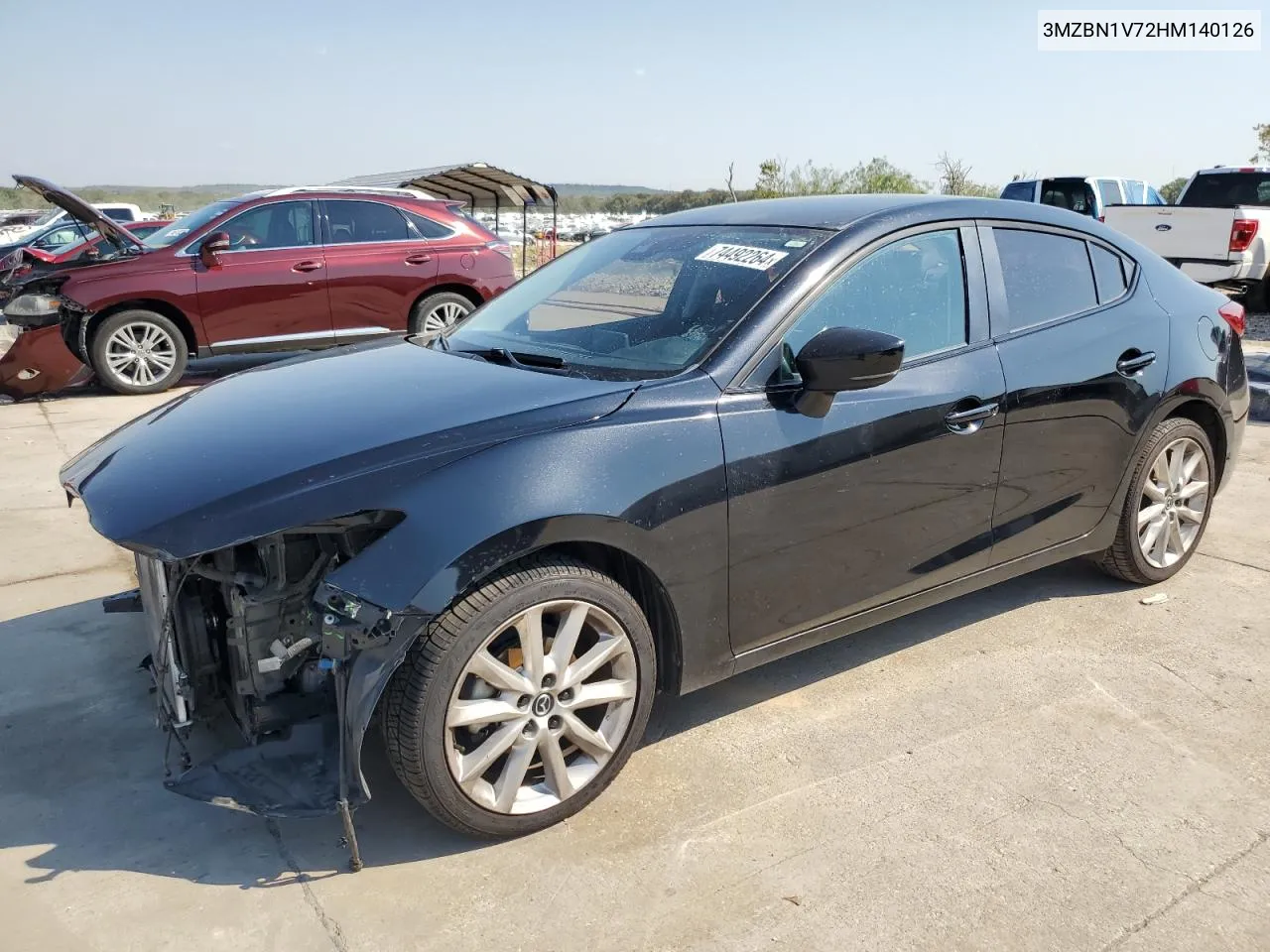 2017 Mazda 3 Touring VIN: 3MZBN1V72HM140126 Lot: 74492264