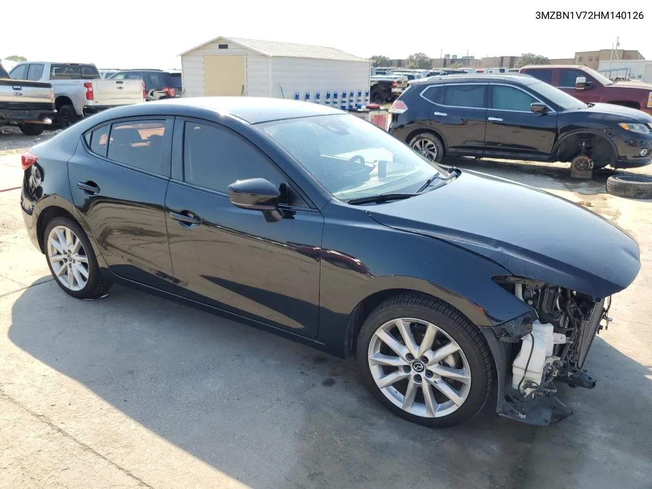 2017 Mazda 3 Touring VIN: 3MZBN1V72HM140126 Lot: 74492264