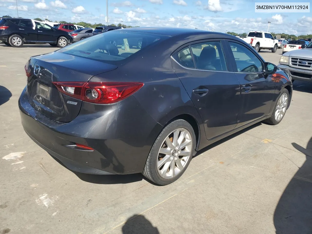 2017 Mazda 3 Touring VIN: 3MZBN1V70HM112924 Lot: 74498214