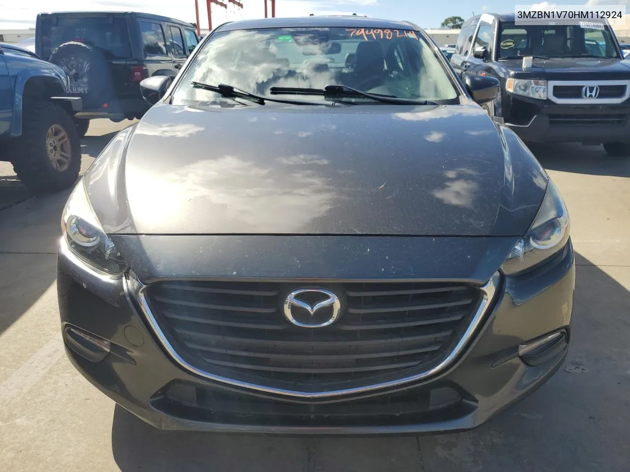 2017 Mazda 3 Touring VIN: 3MZBN1V70HM112924 Lot: 74498214