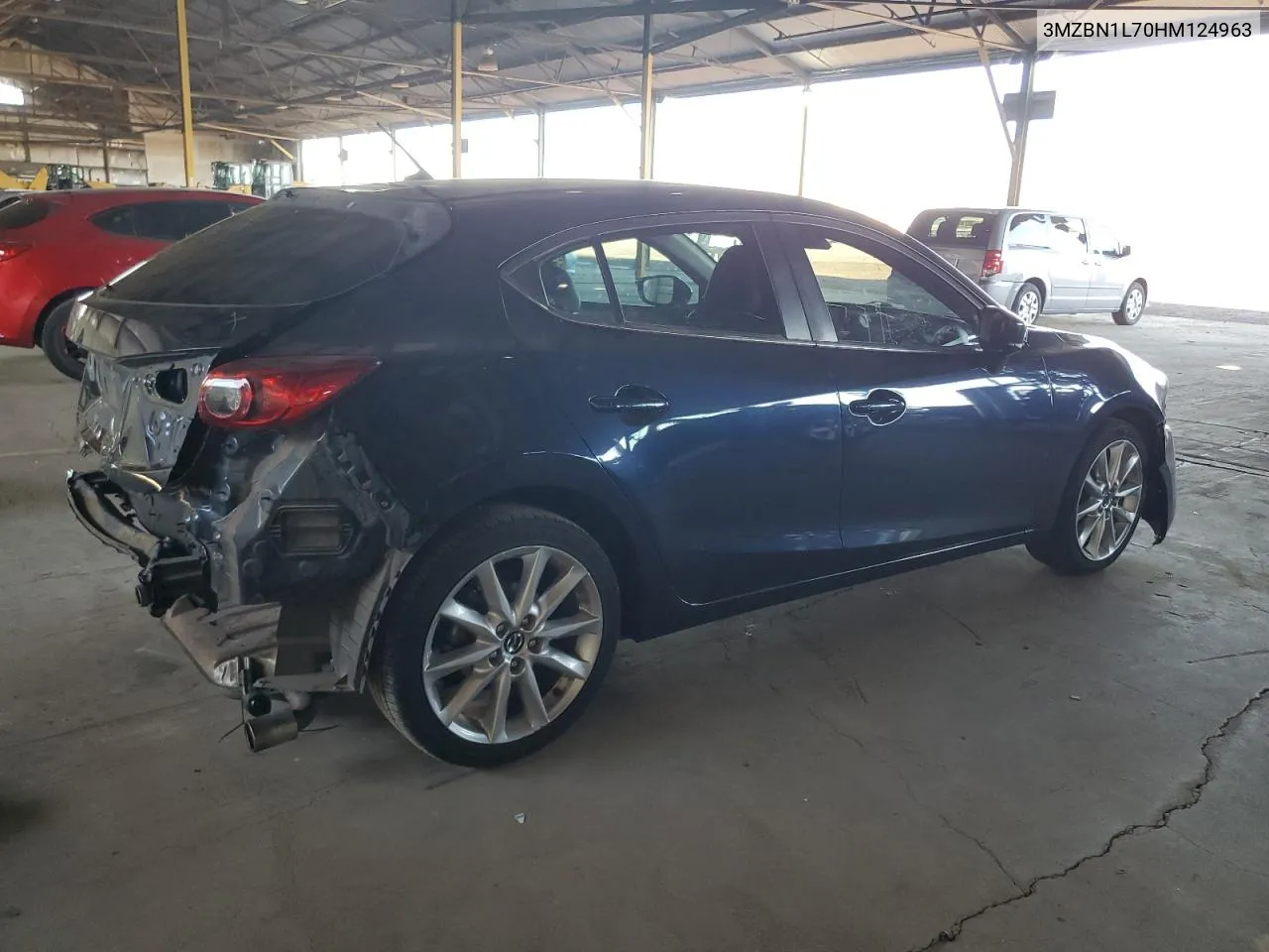 2017 Mazda 3 Touring VIN: 3MZBN1L70HM124963 Lot: 74606634