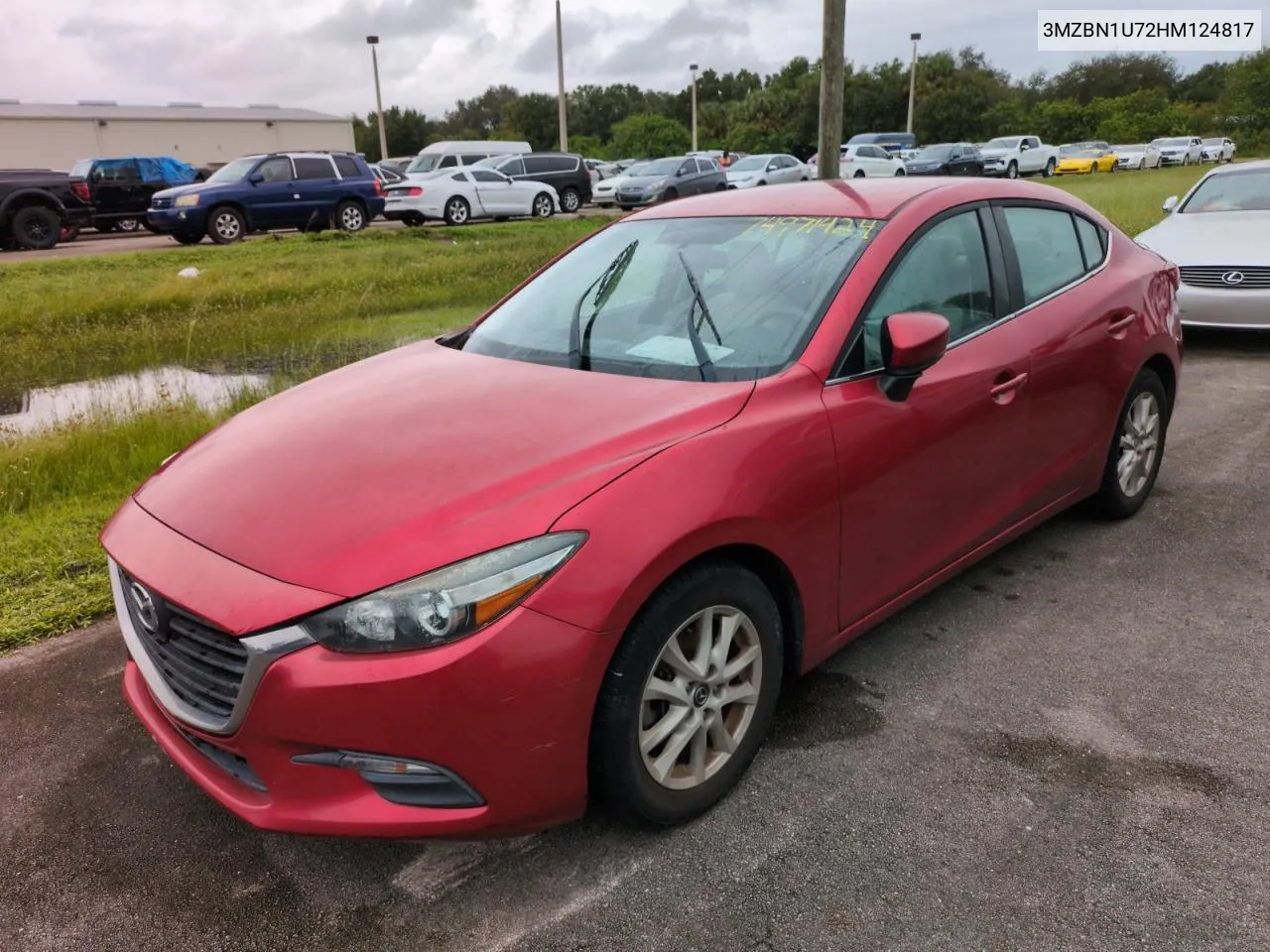 2017 Mazda 3 Sport VIN: 3MZBN1U72HM124817 Lot: 74971424