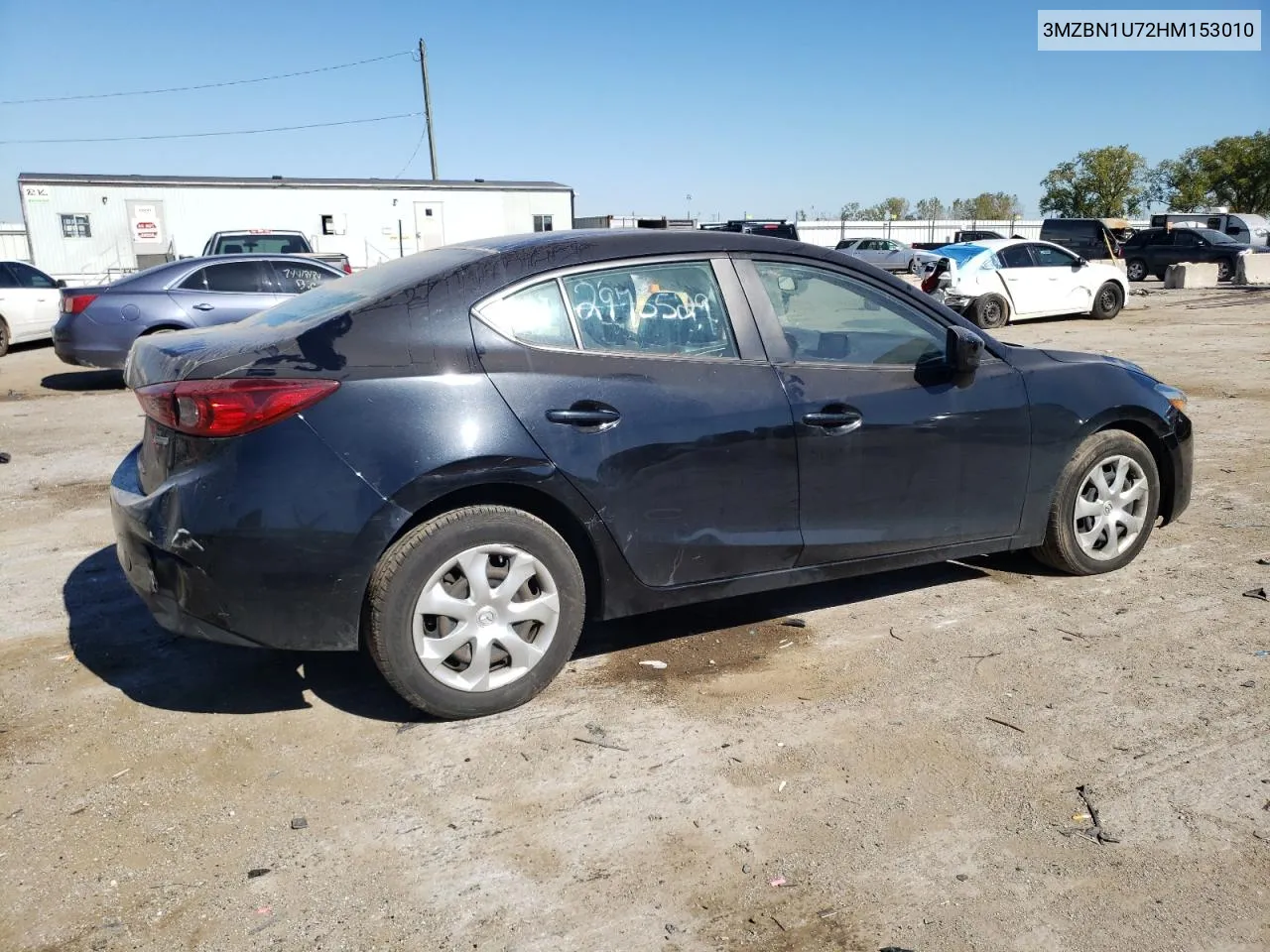 2017 Mazda 3 Sport VIN: 3MZBN1U72HM153010 Lot: 75093994