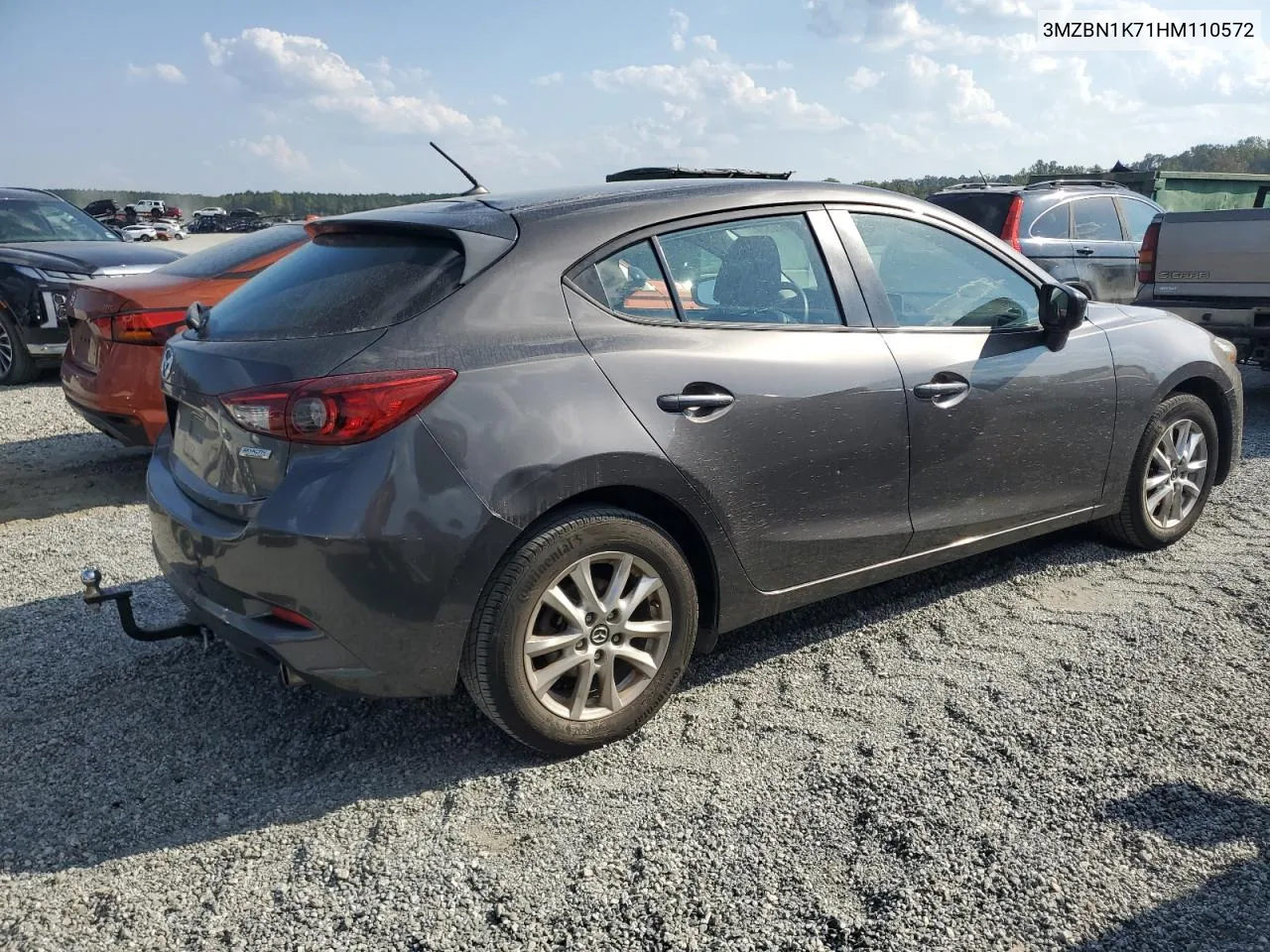 2017 Mazda 3 Sport VIN: 3MZBN1K71HM110572 Lot: 75126244