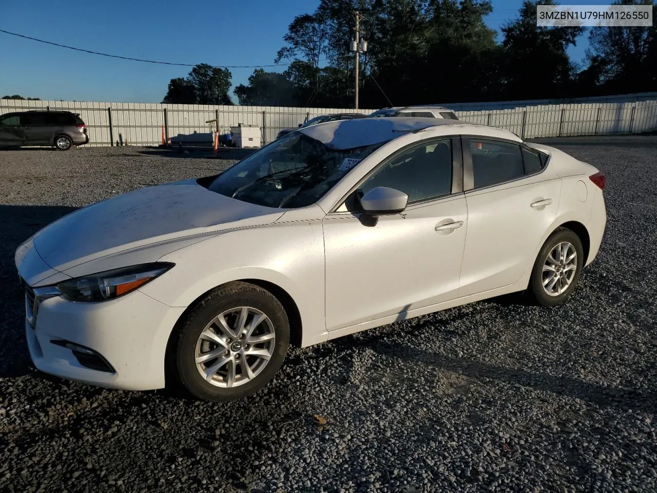 2017 Mazda 3 Sport VIN: 3MZBN1U79HM126550 Lot: 75203274