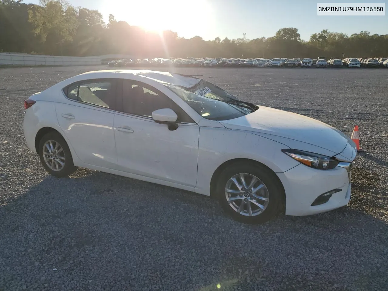 2017 Mazda 3 Sport VIN: 3MZBN1U79HM126550 Lot: 75203274