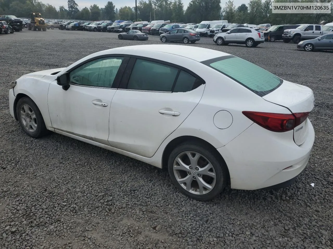 2017 Mazda 3 Touring VIN: 3MZBN1V70HM120635 Lot: 75875324