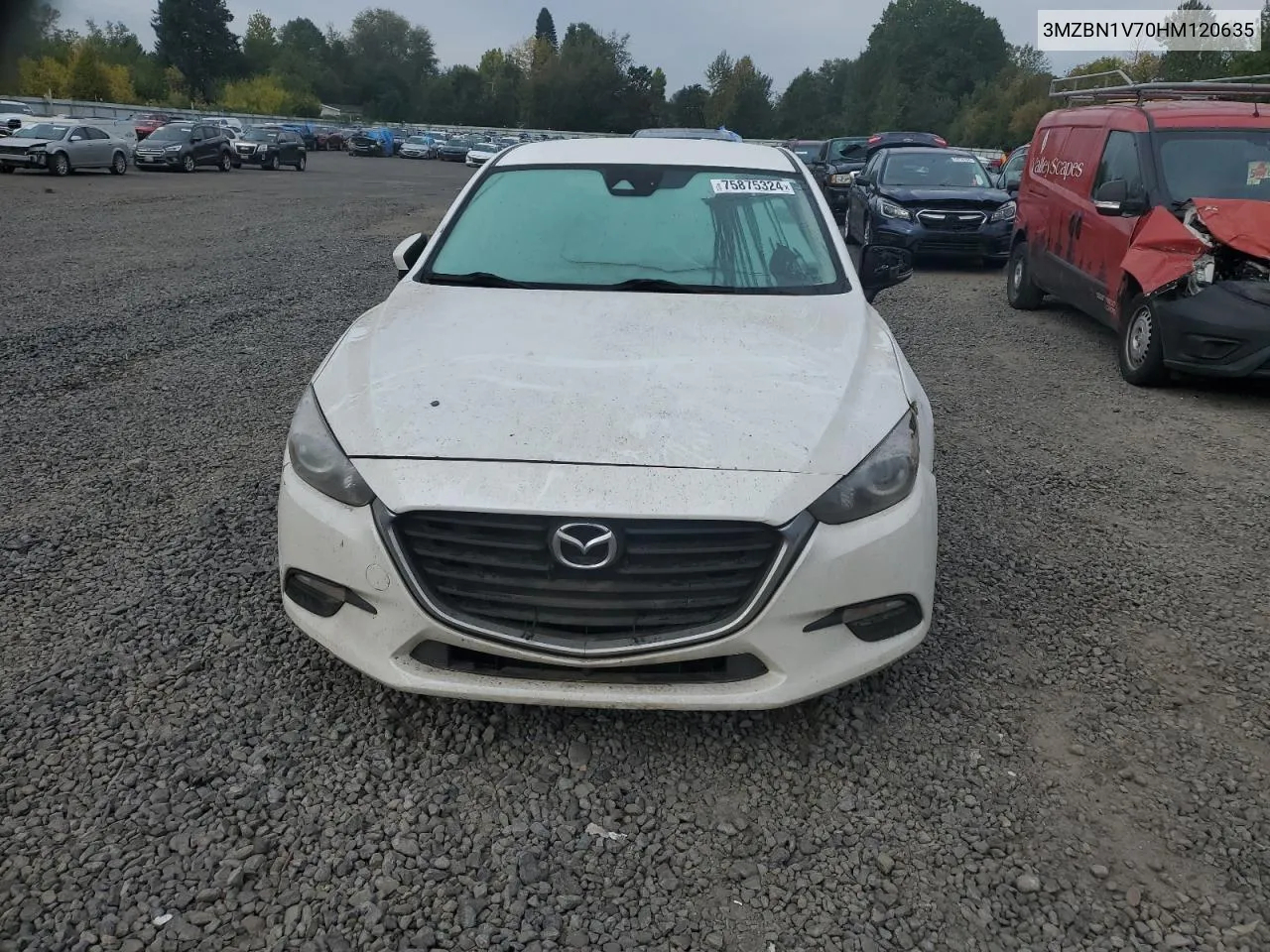 2017 Mazda 3 Touring VIN: 3MZBN1V70HM120635 Lot: 75875324