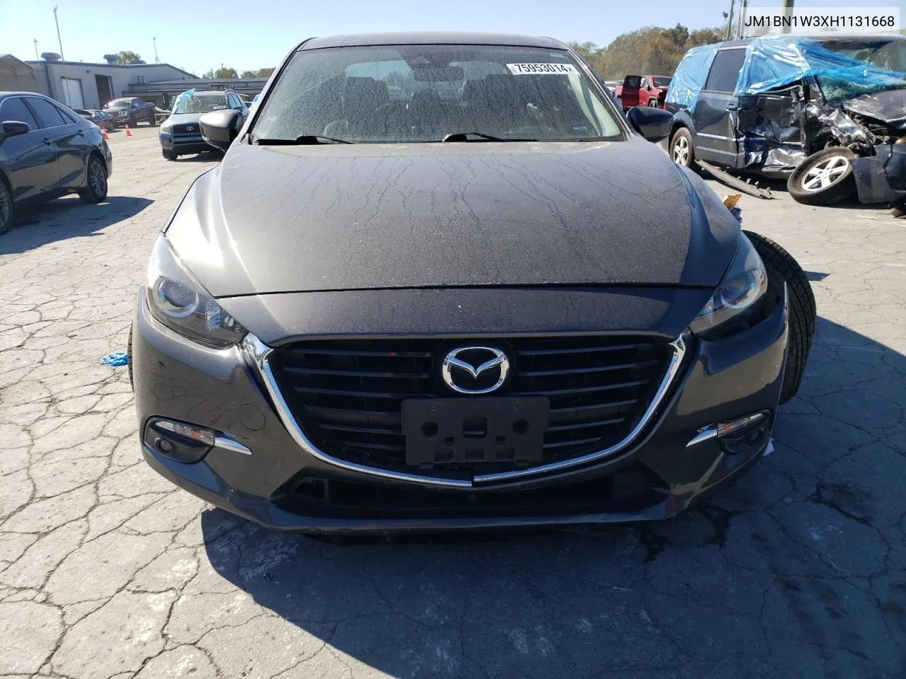 2017 Mazda 3 Grand Touring VIN: JM1BN1W3XH1131668 Lot: 75953014