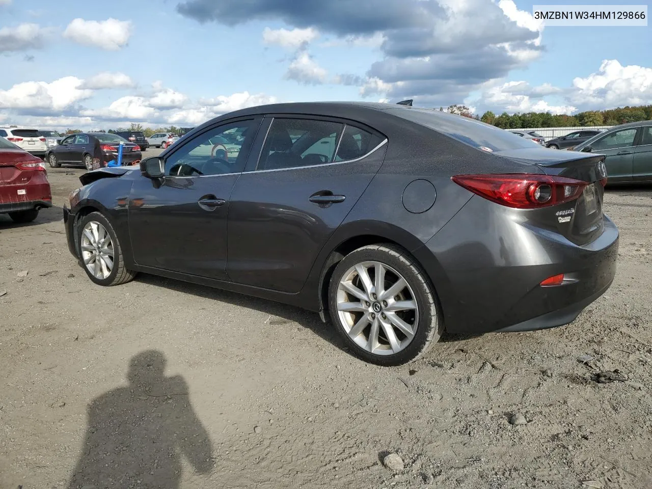 2017 Mazda 3 Grand Touring VIN: 3MZBN1W34HM129866 Lot: 76241144