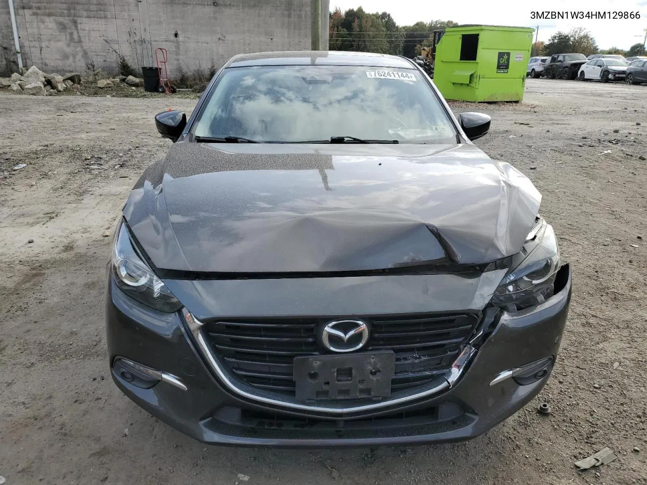 2017 Mazda 3 Grand Touring VIN: 3MZBN1W34HM129866 Lot: 76241144