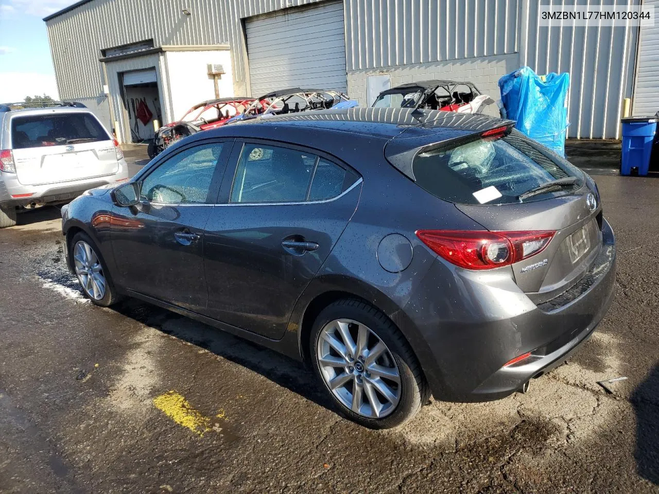 2017 Mazda 3 Touring VIN: 3MZBN1L77HM120344 Lot: 76298944