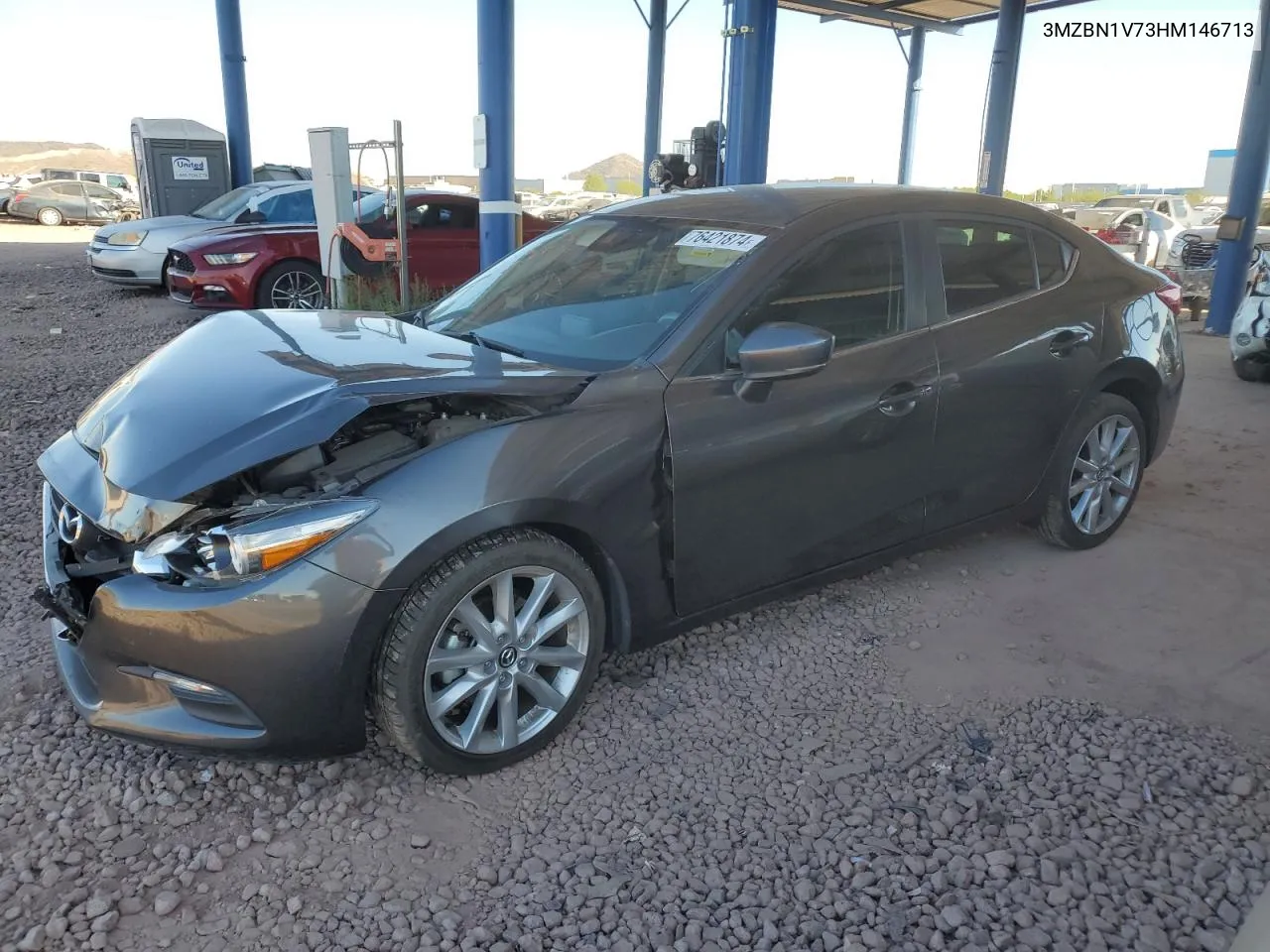 2017 Mazda 3 Touring VIN: 3MZBN1V73HM146713 Lot: 76421874